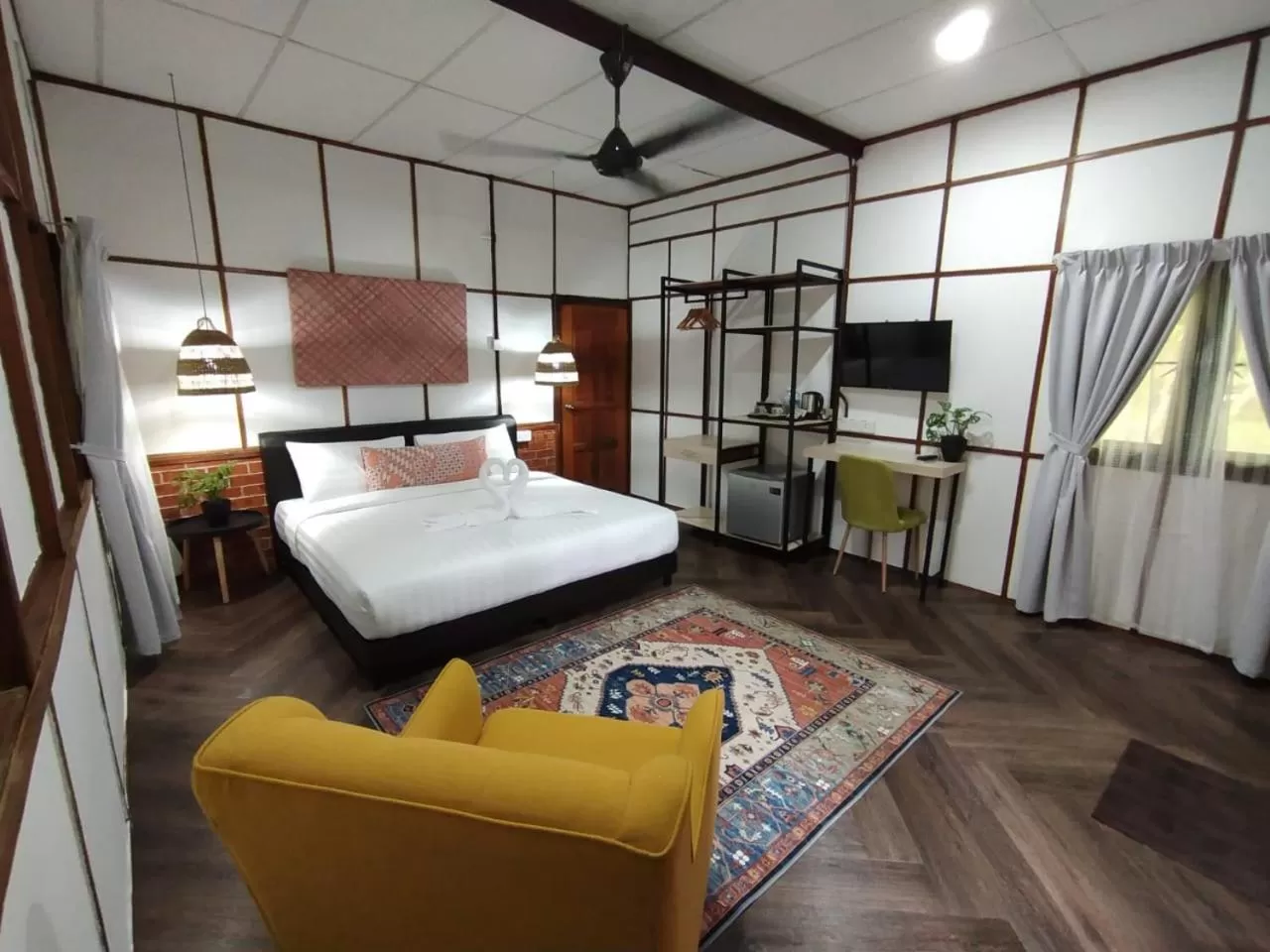 Bed in Api-api Eco Chalet