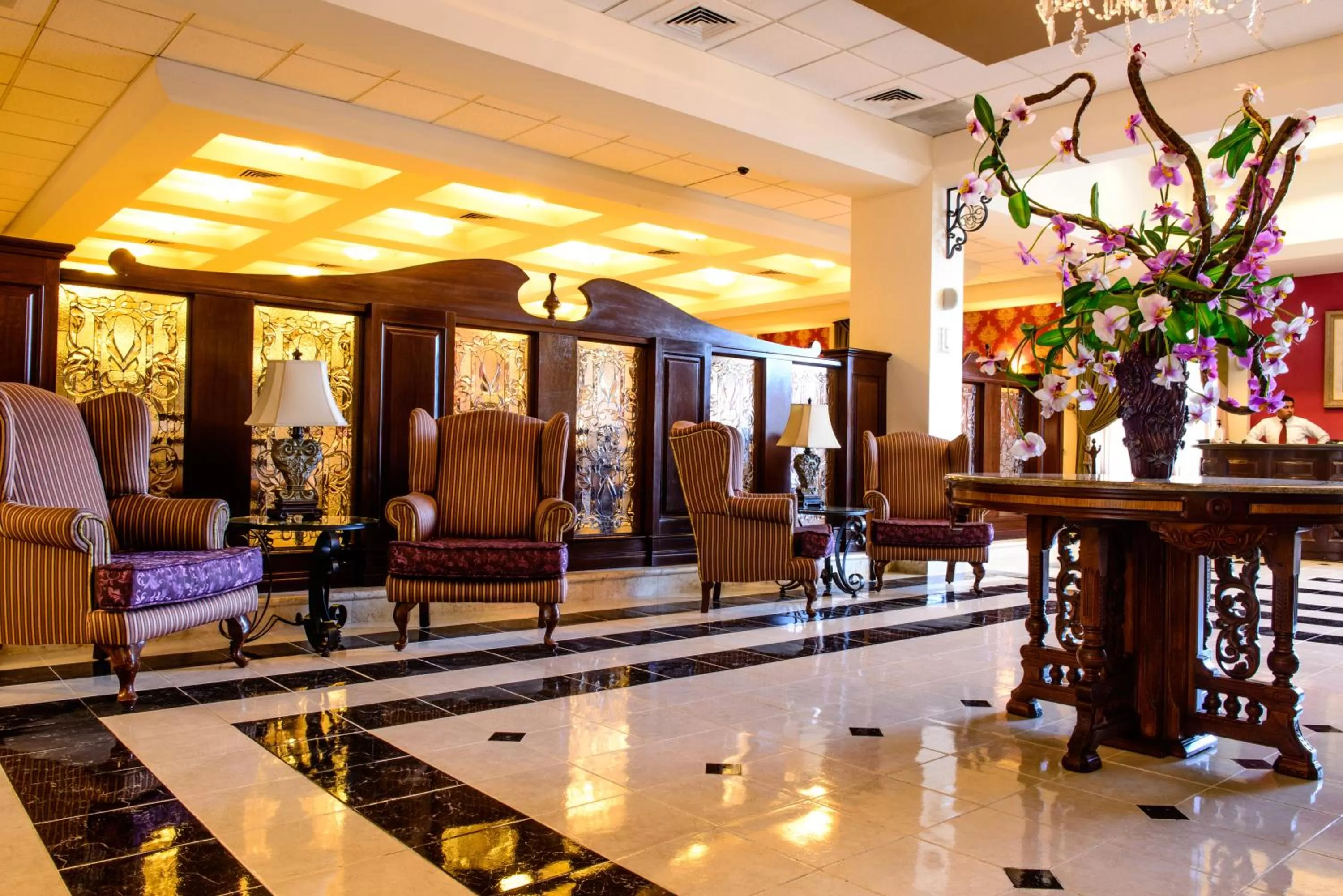Lobby or reception in Hotel Plaza Campeche