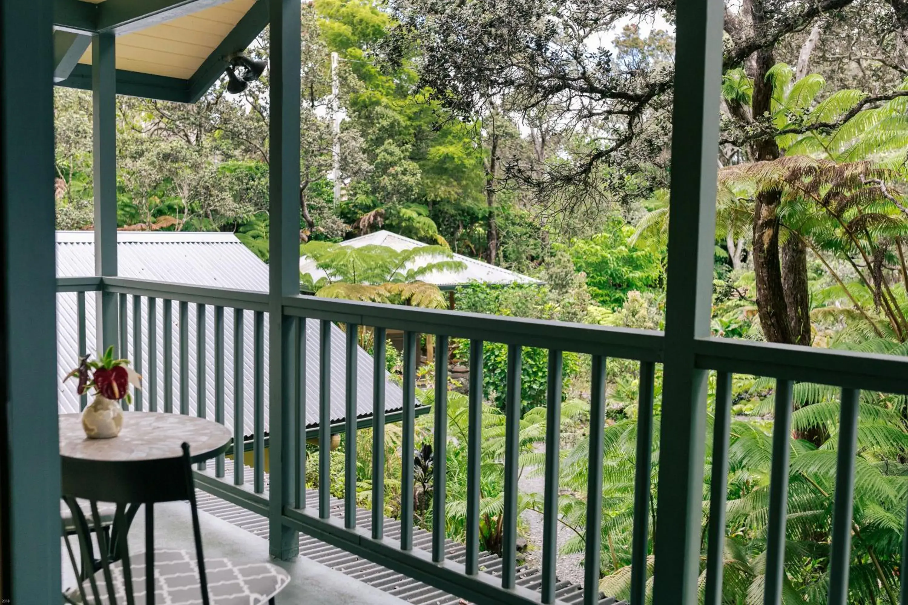 Balcony/Terrace in Kilauea Lodge and Restaurant