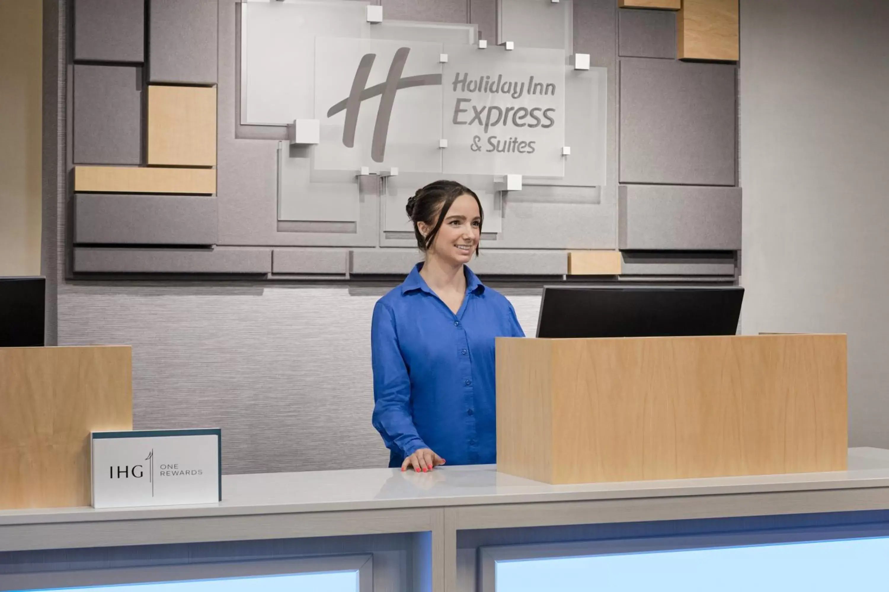 Staff, Lobby/Reception in Holiday Inn Express Hotel & Suites Greenville-Downtown, an IHG Hotel