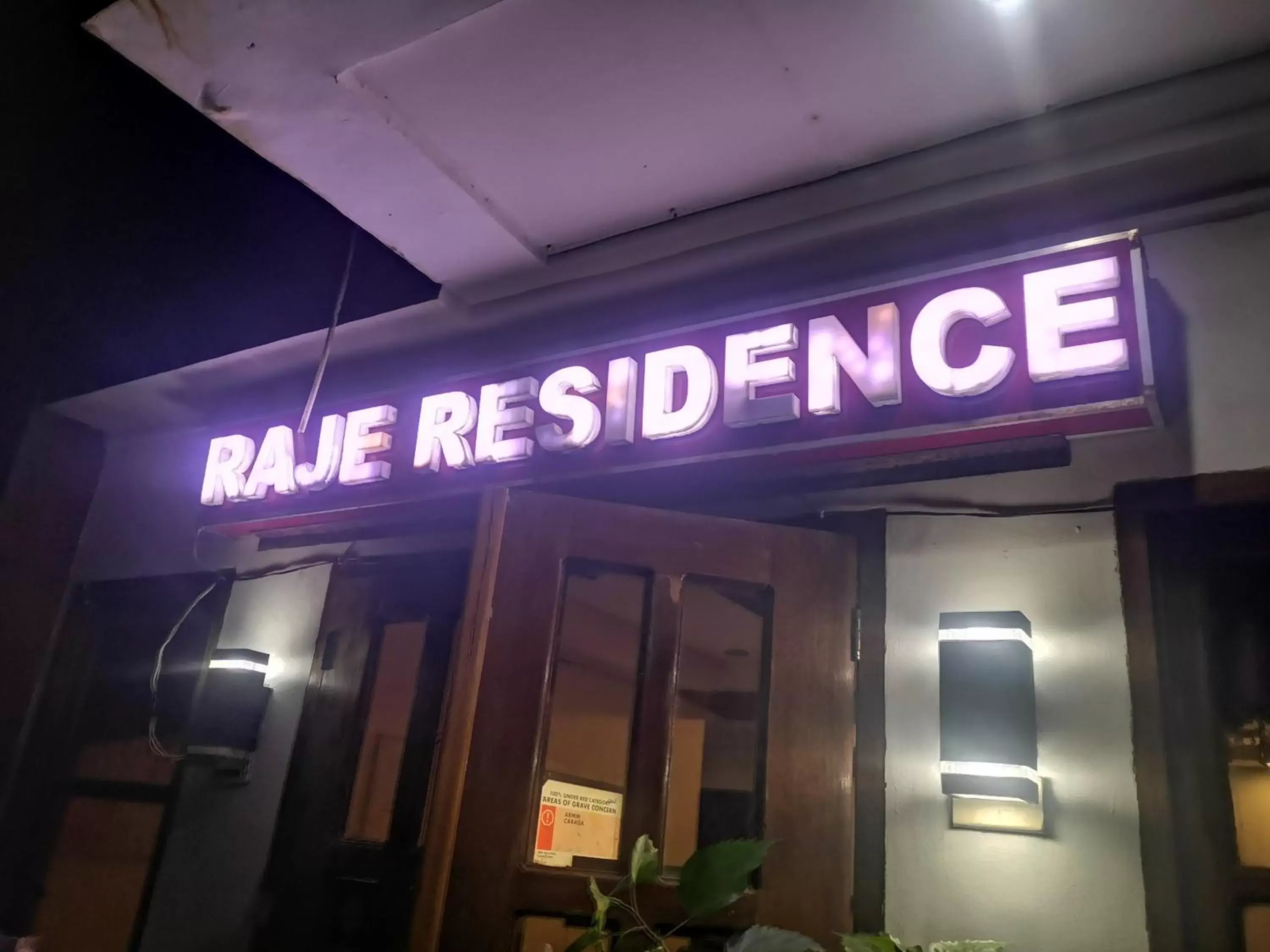 Facade/entrance in Raje Residence