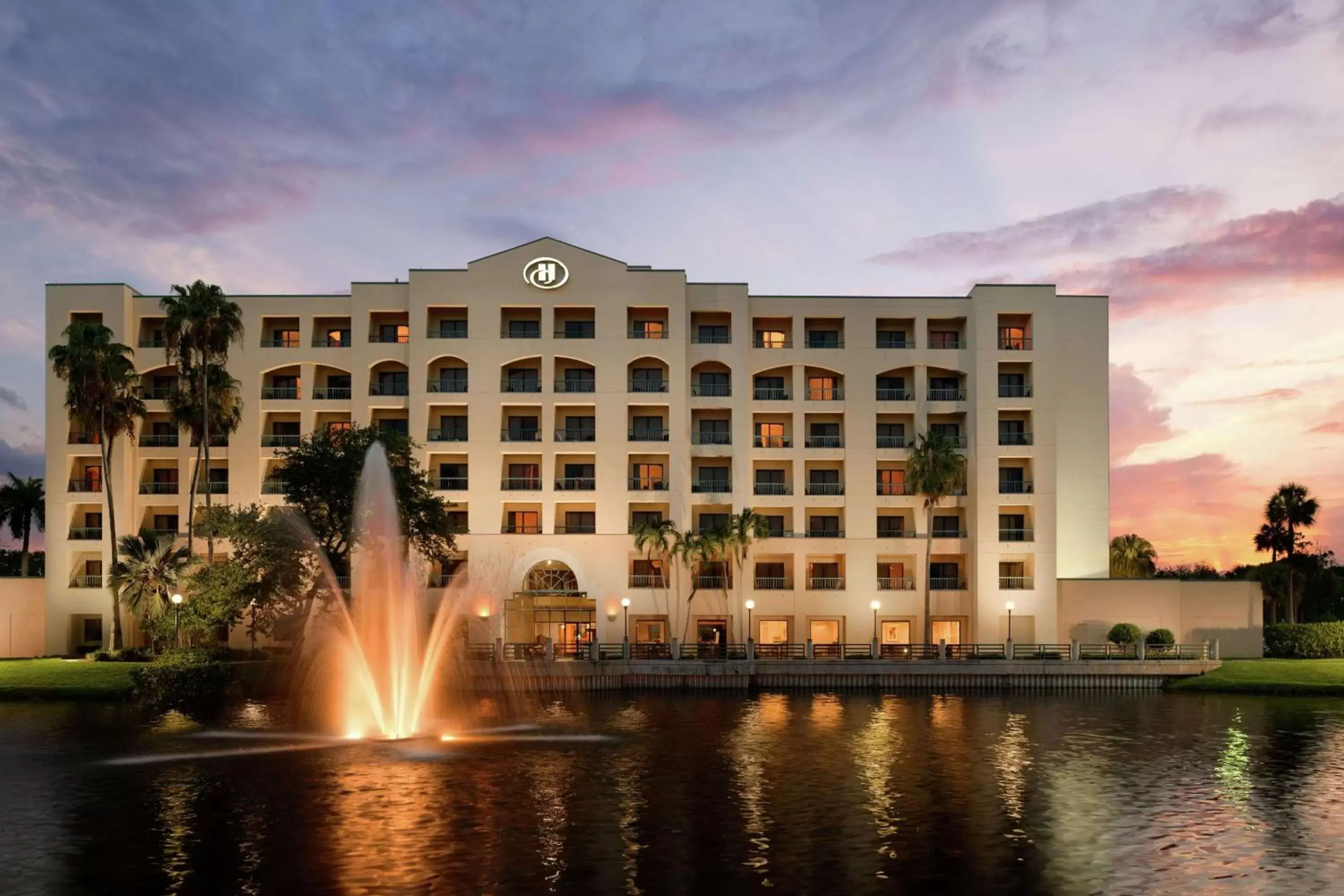 Property Building in Hilton Boca Raton Suites