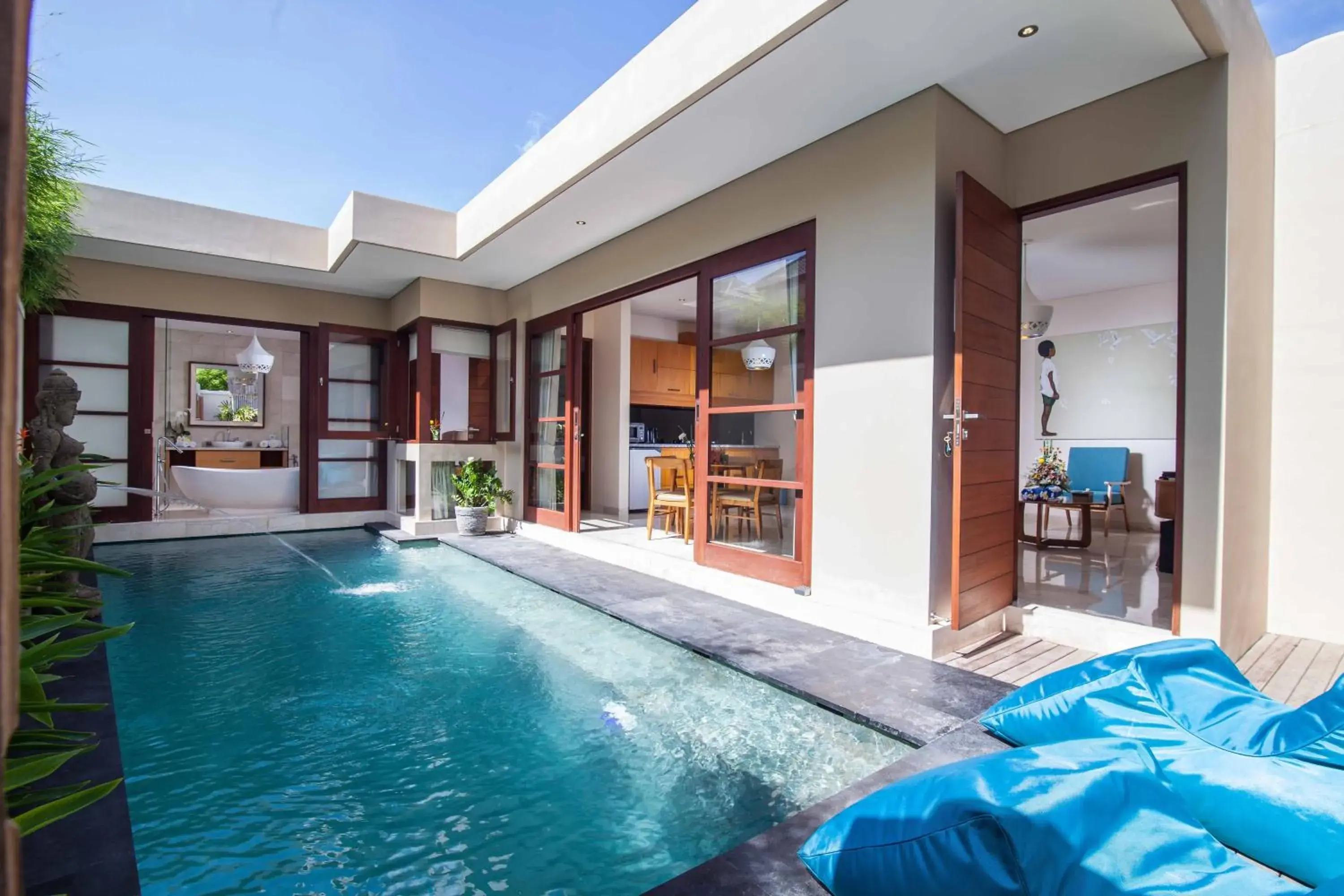 Property building, Swimming Pool in Beautiful Bali Villas