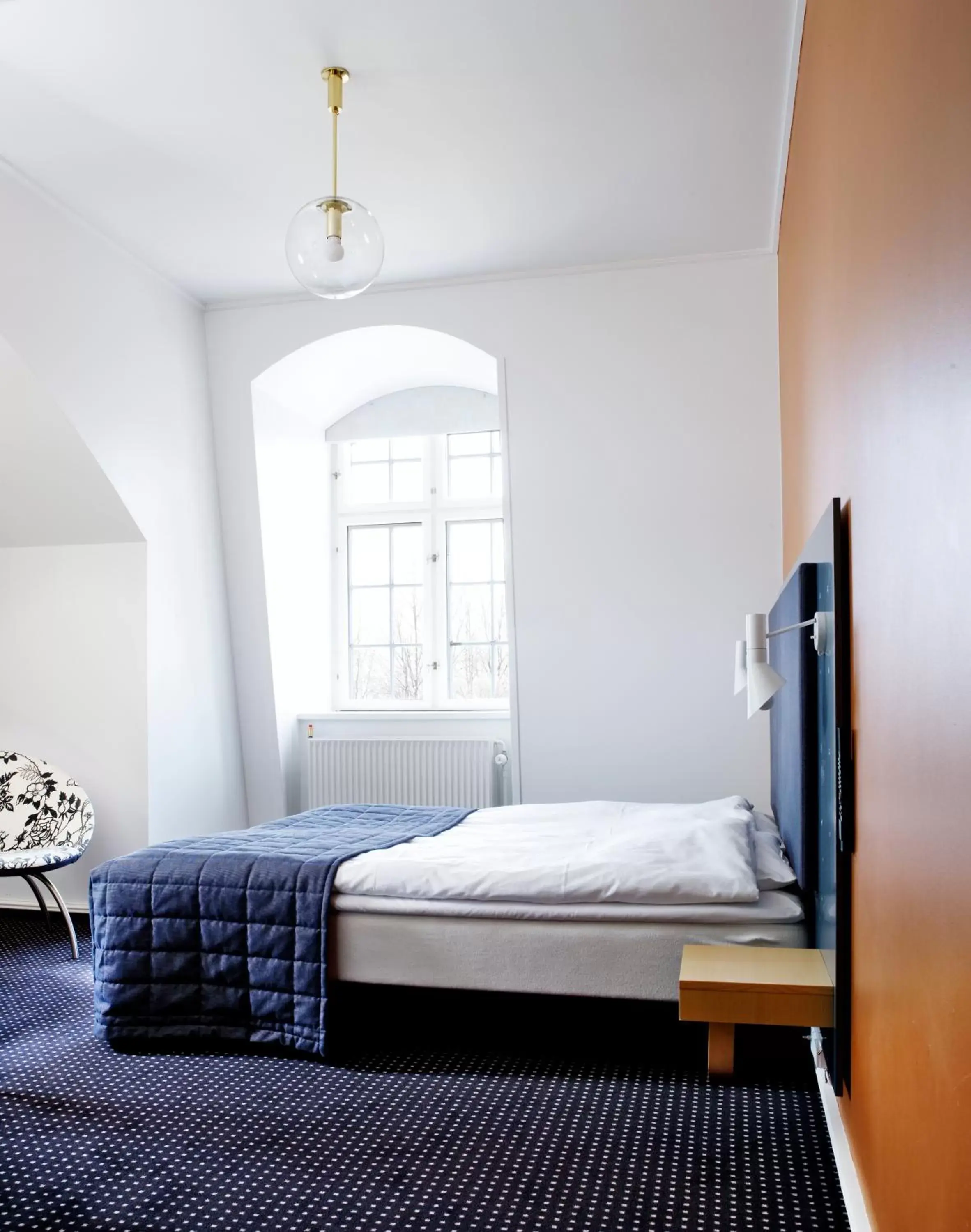 Bed in Hotel Koldingfjord