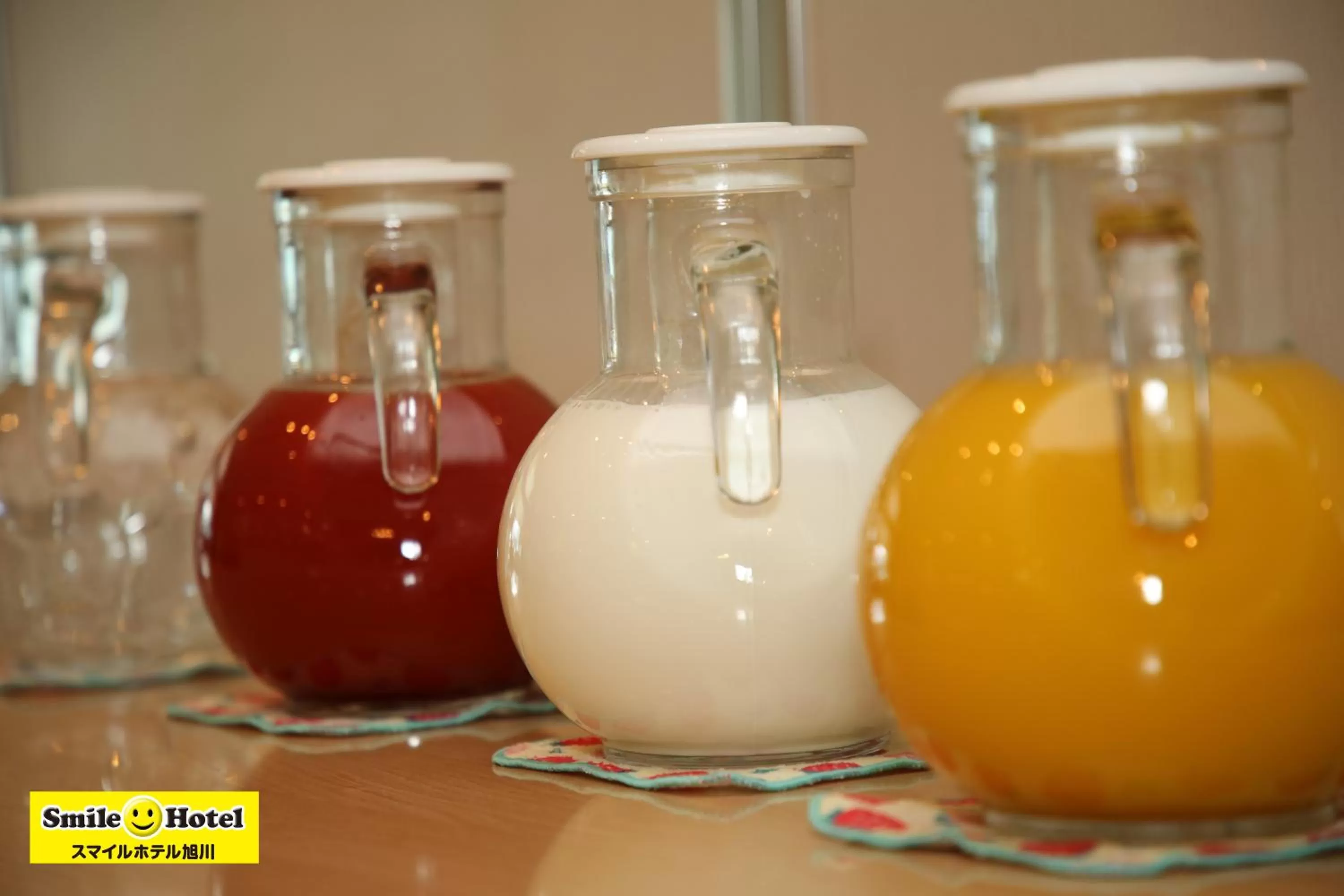 Buffet breakfast in Smile Hotel Asahikawa