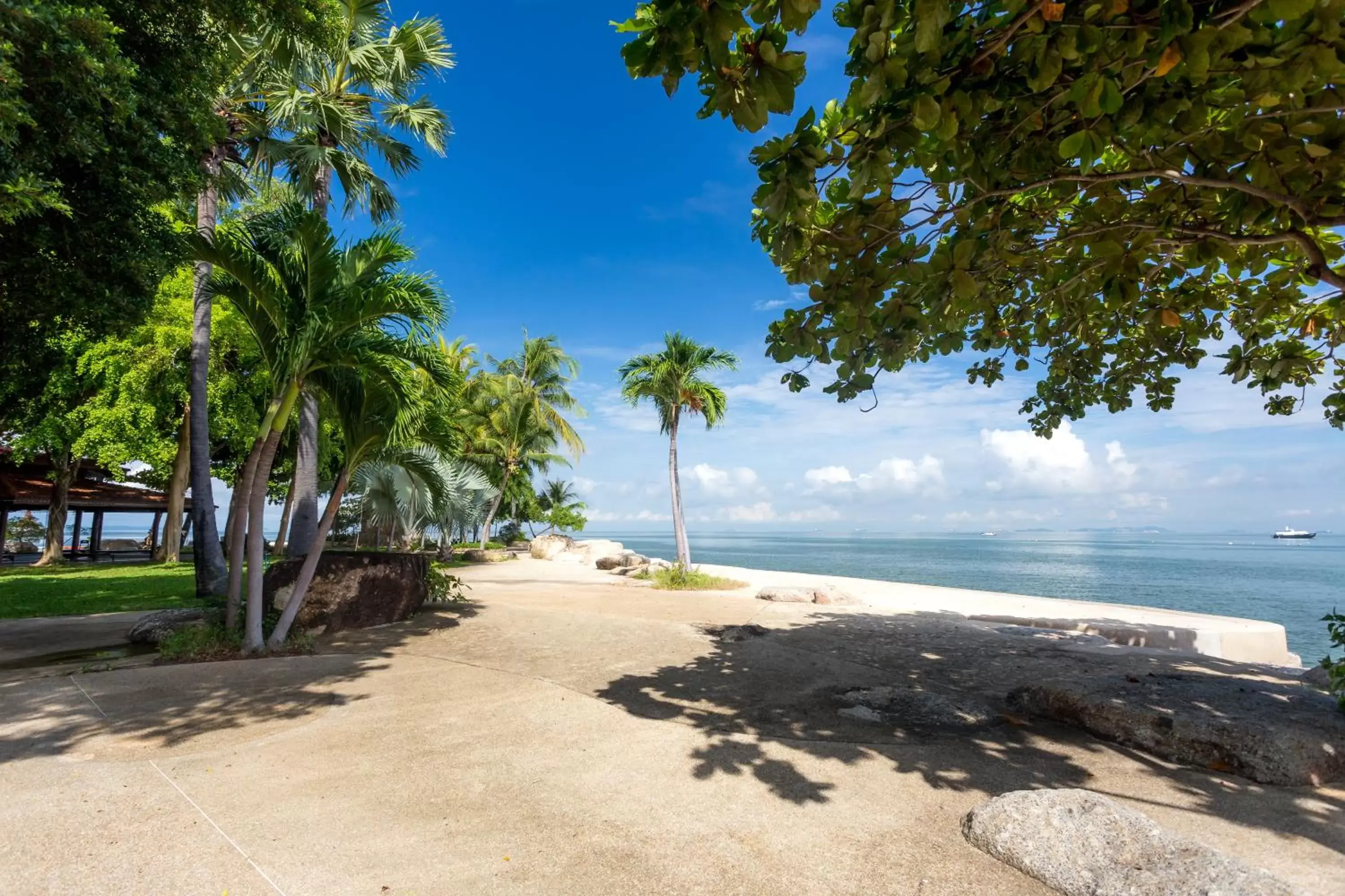 Natural landscape, Beach in Garden Sea View Resort