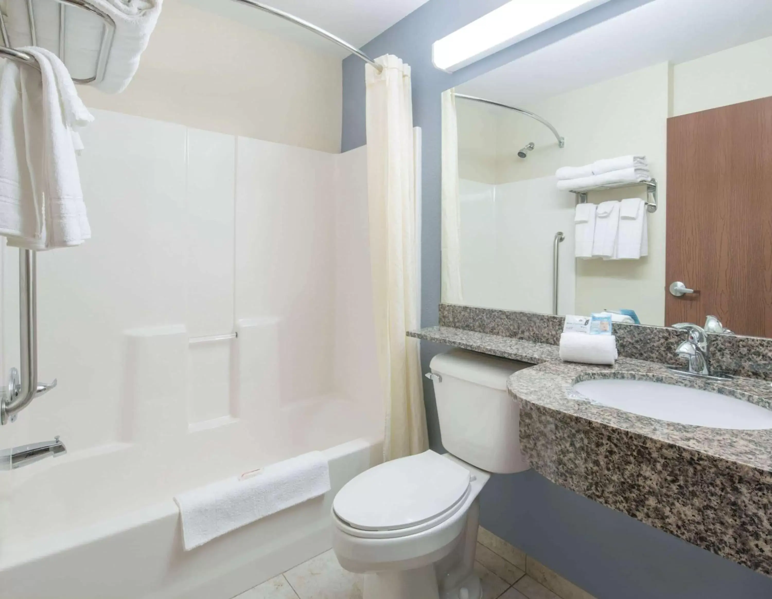 Bathroom in Microtel Inn & Suites by Wyndham Stanley