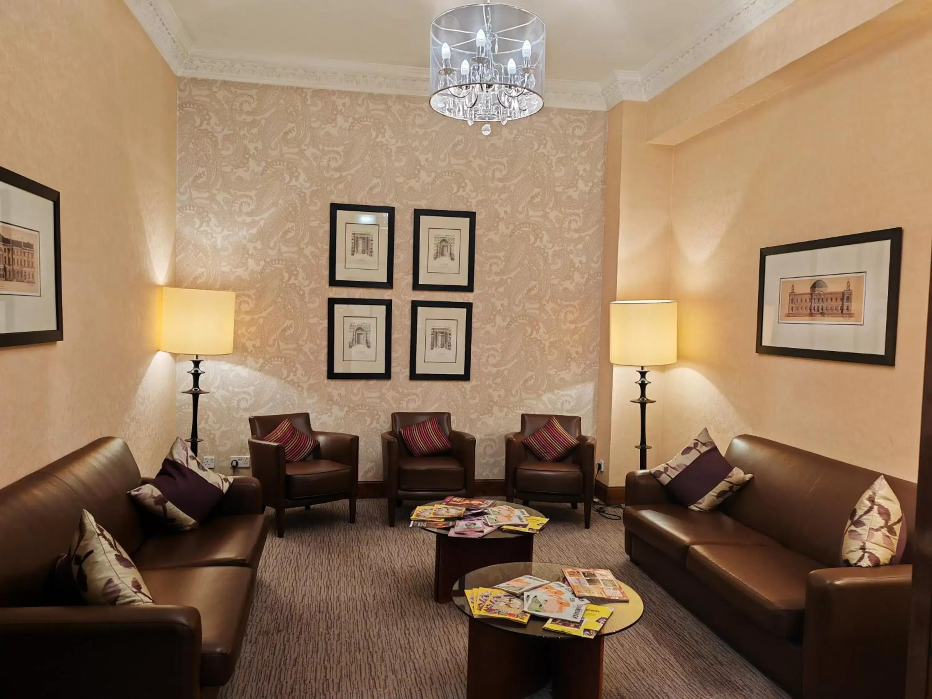 Seating Area in Frederick House Hotel