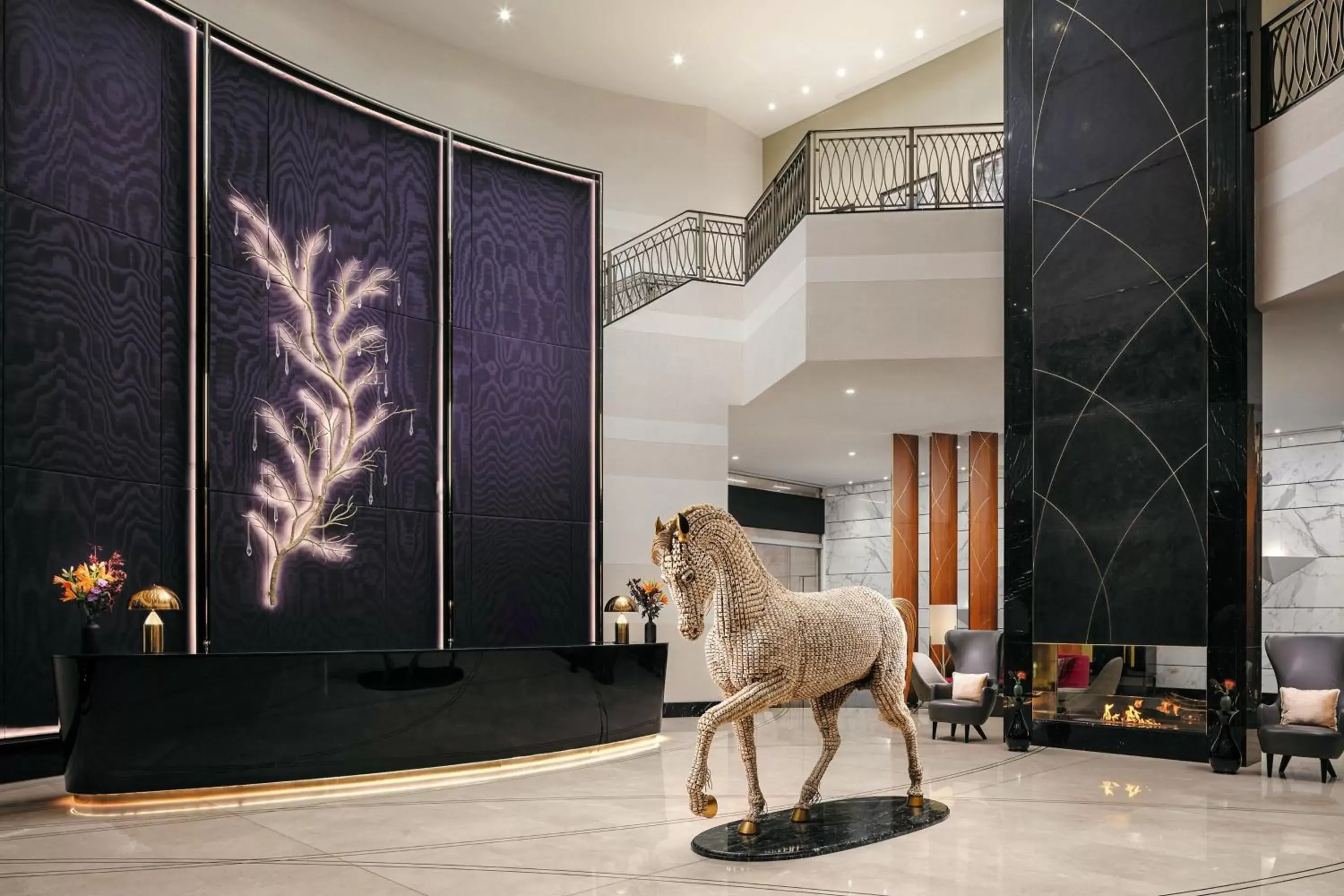 Lobby or reception in The Ritz-Carlton, Astana