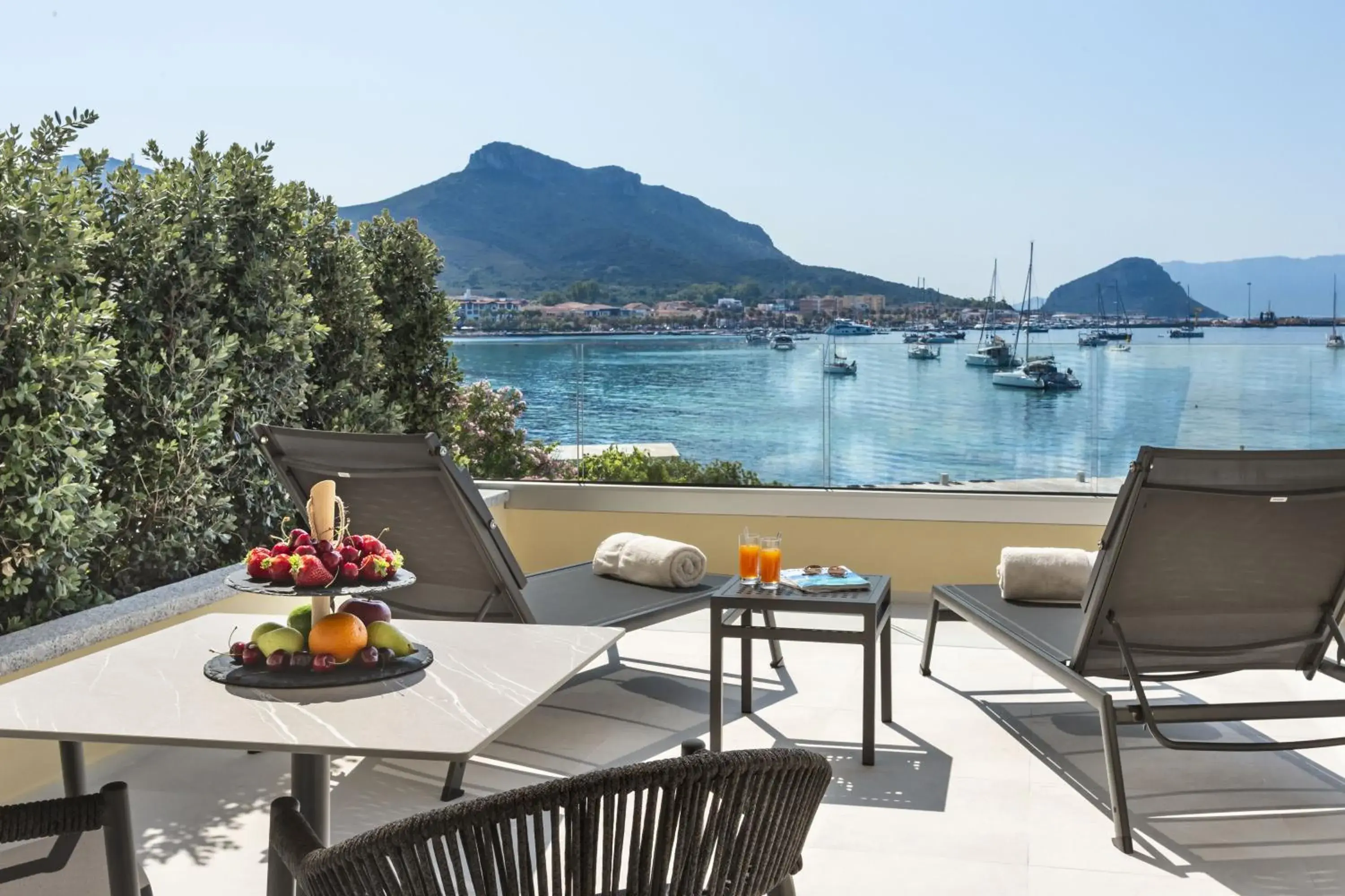 Balcony/Terrace in Gabbiano Azzurro Hotel & Suites