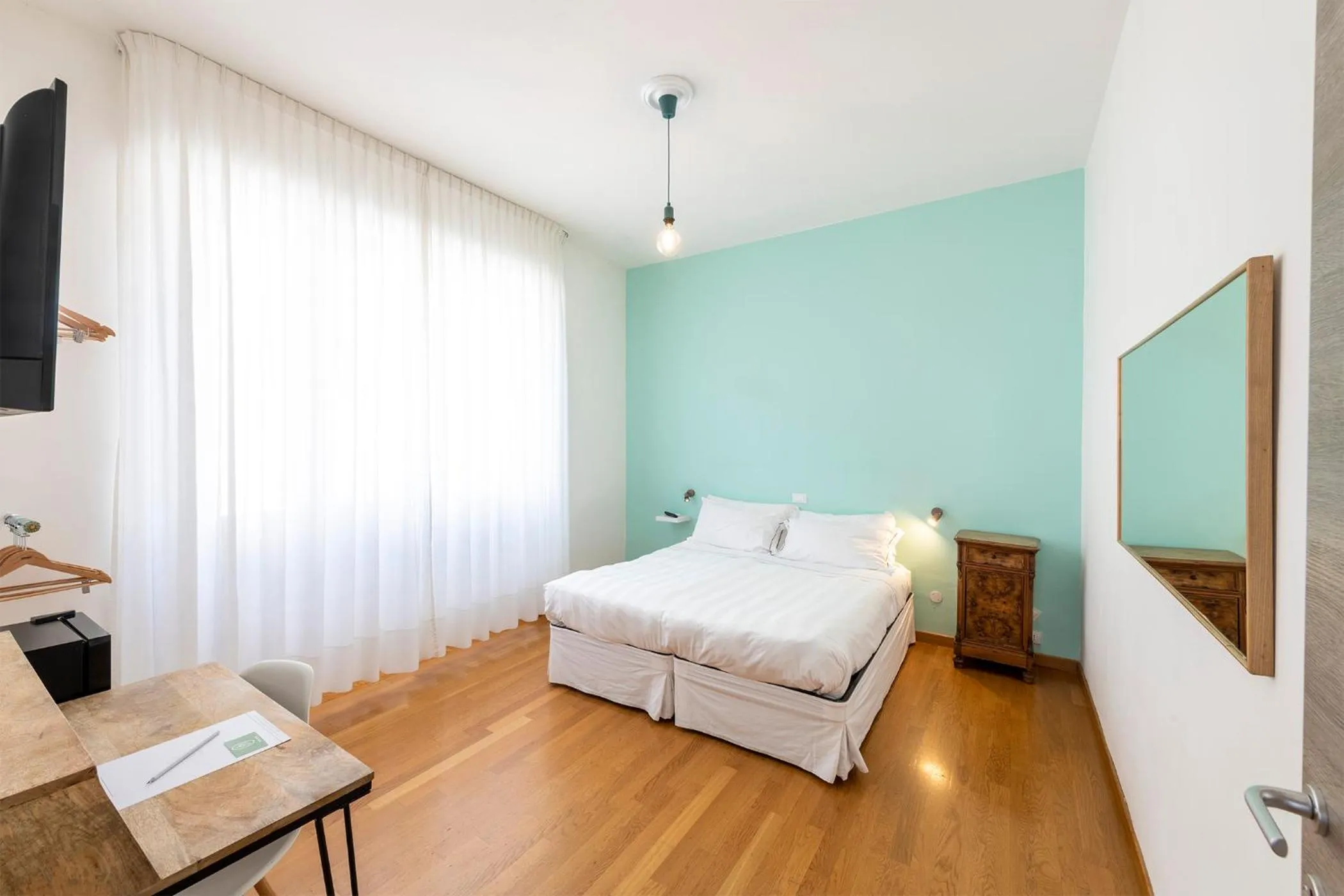 Bed in Hotel San Michele