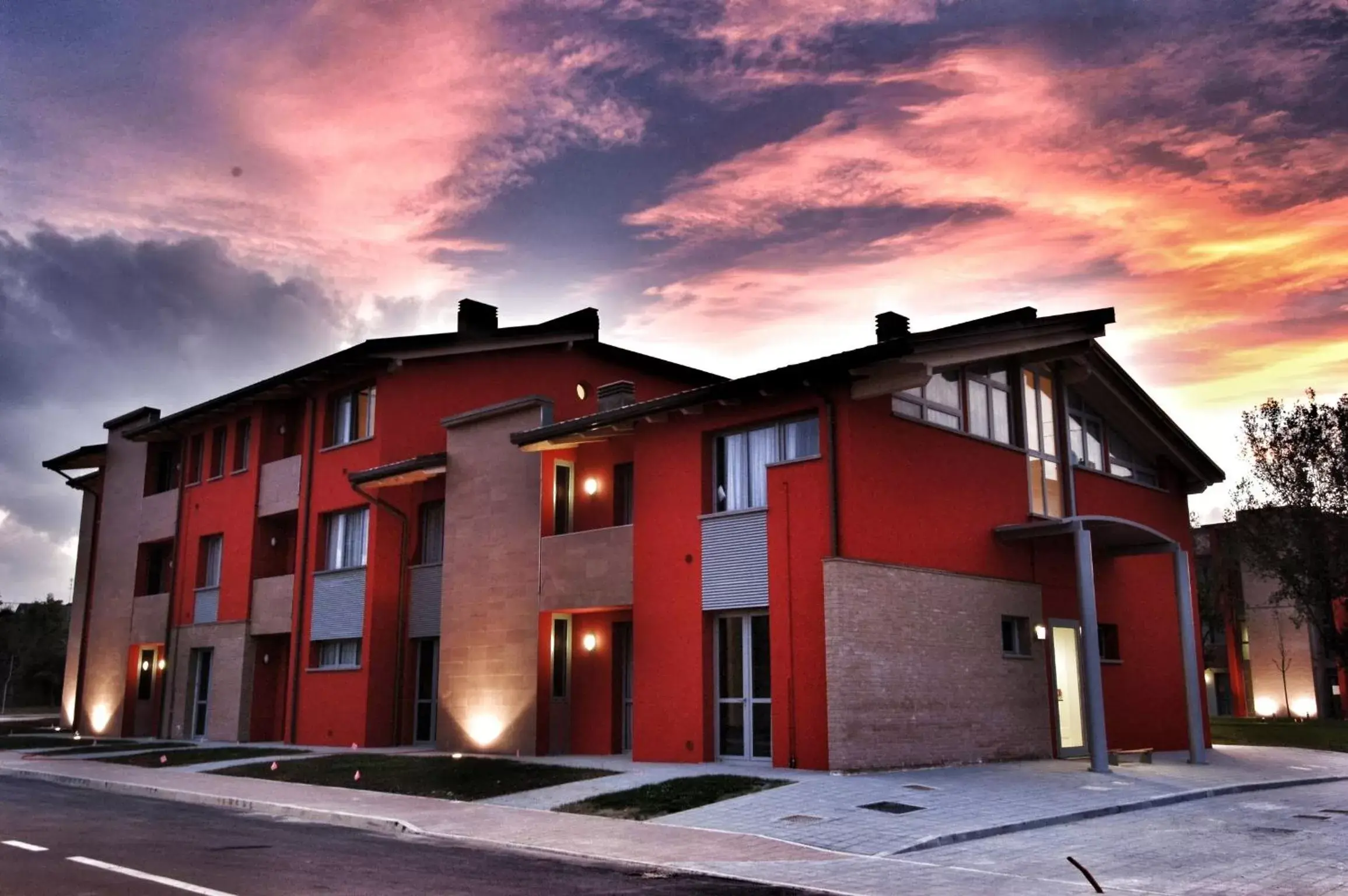 Facade/entrance, Property Building in Hotel Maranello Village