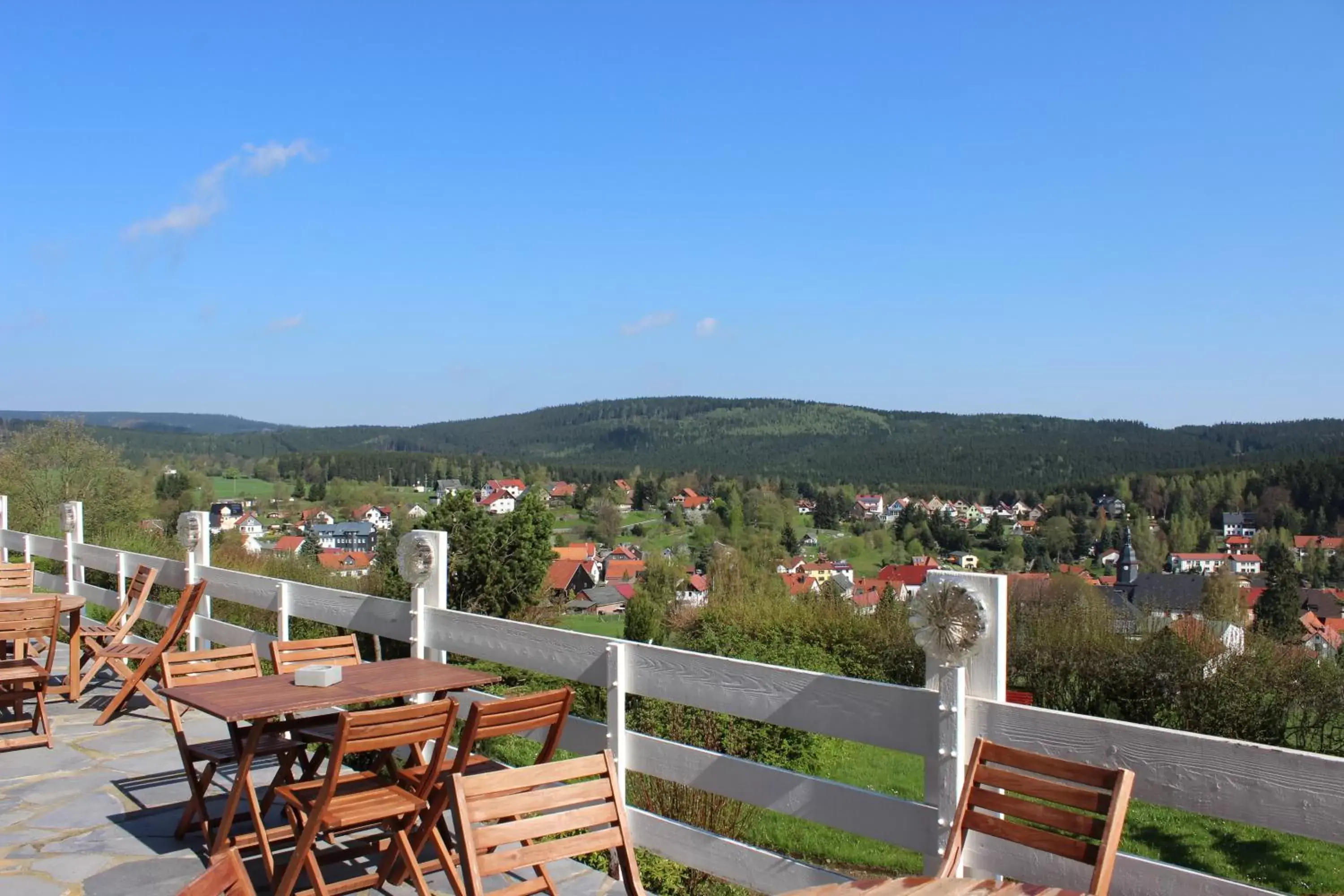 Balcony/Terrace in Ferien Hotel Rennsteigblick