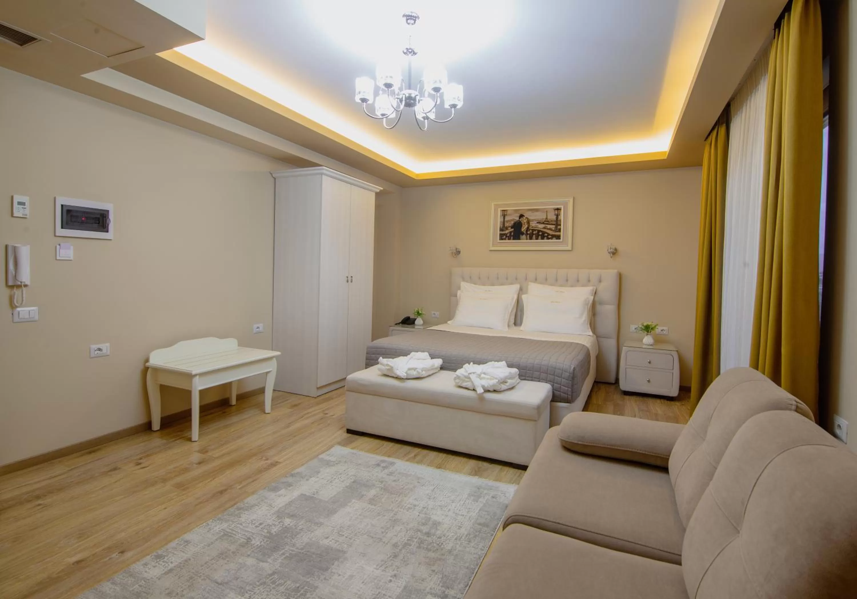 Bed in Christi's Hotel Borova