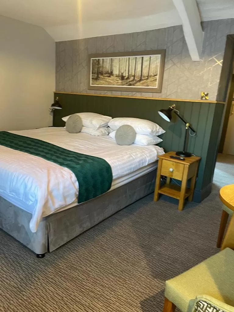 Bed in Black Bull Hotel