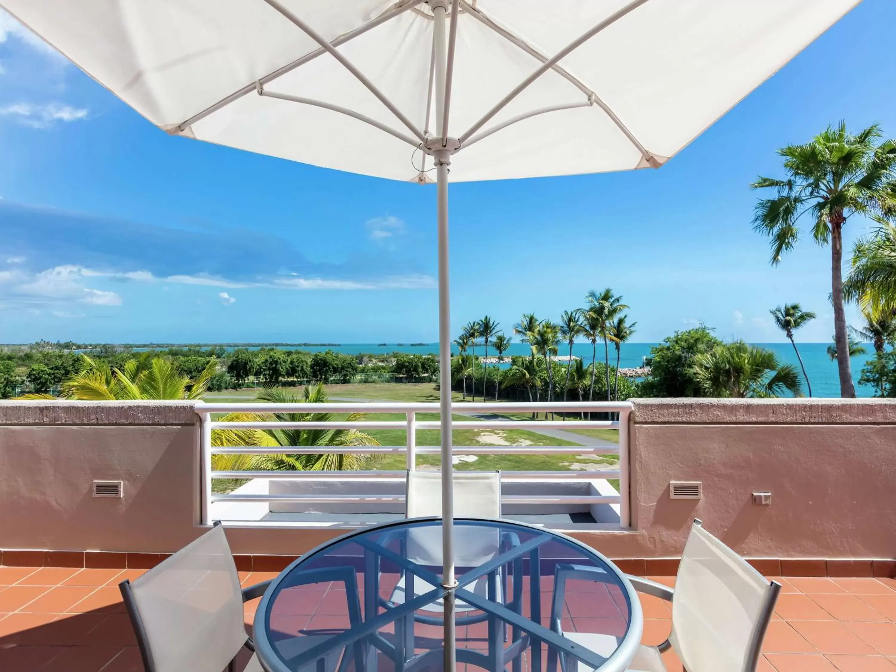 View (from property/room), Balcony/Terrace in Hilton Ponce Golf & Casino Resort