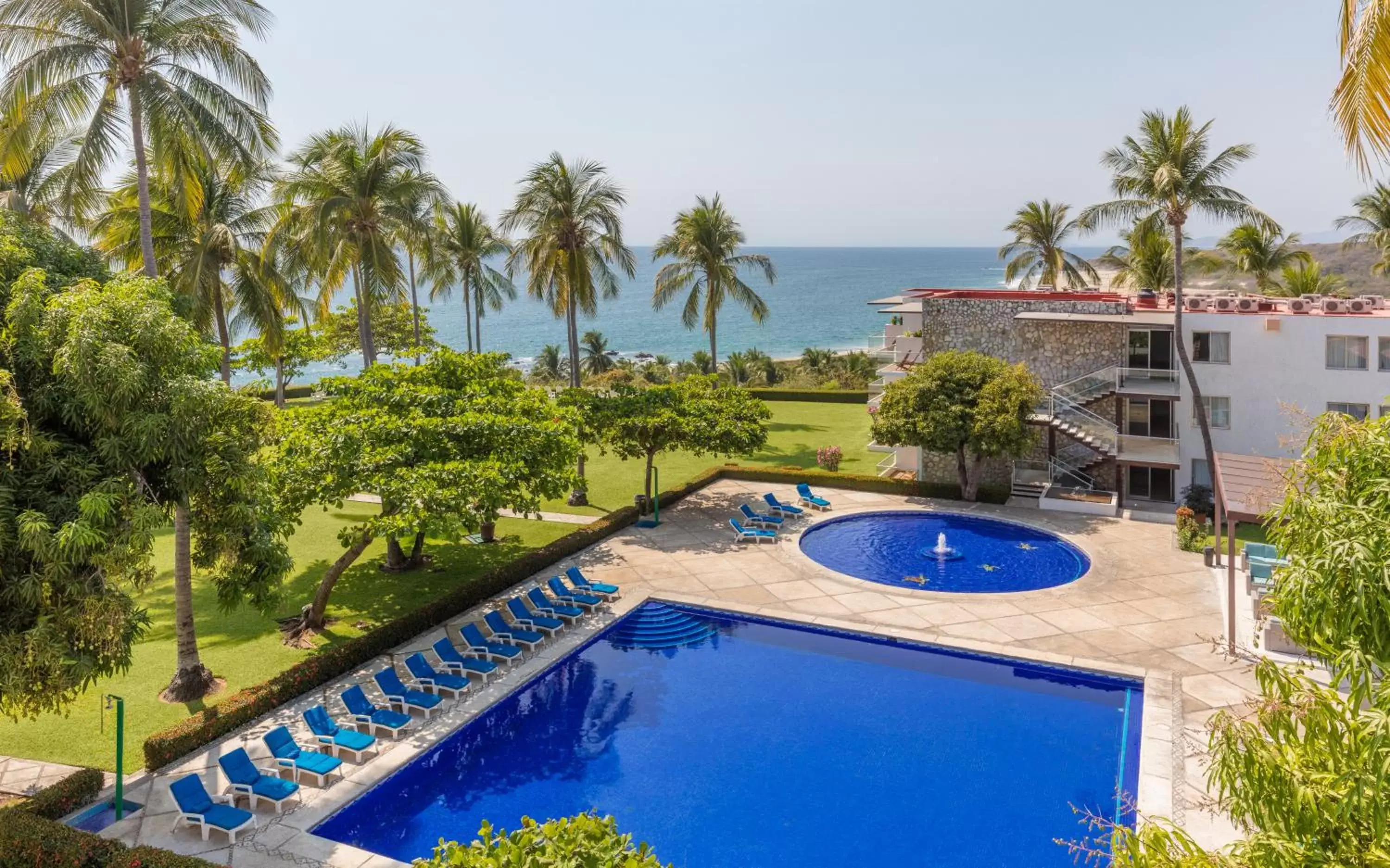 Garden, Pool View in Posada Real Puerto Escondido