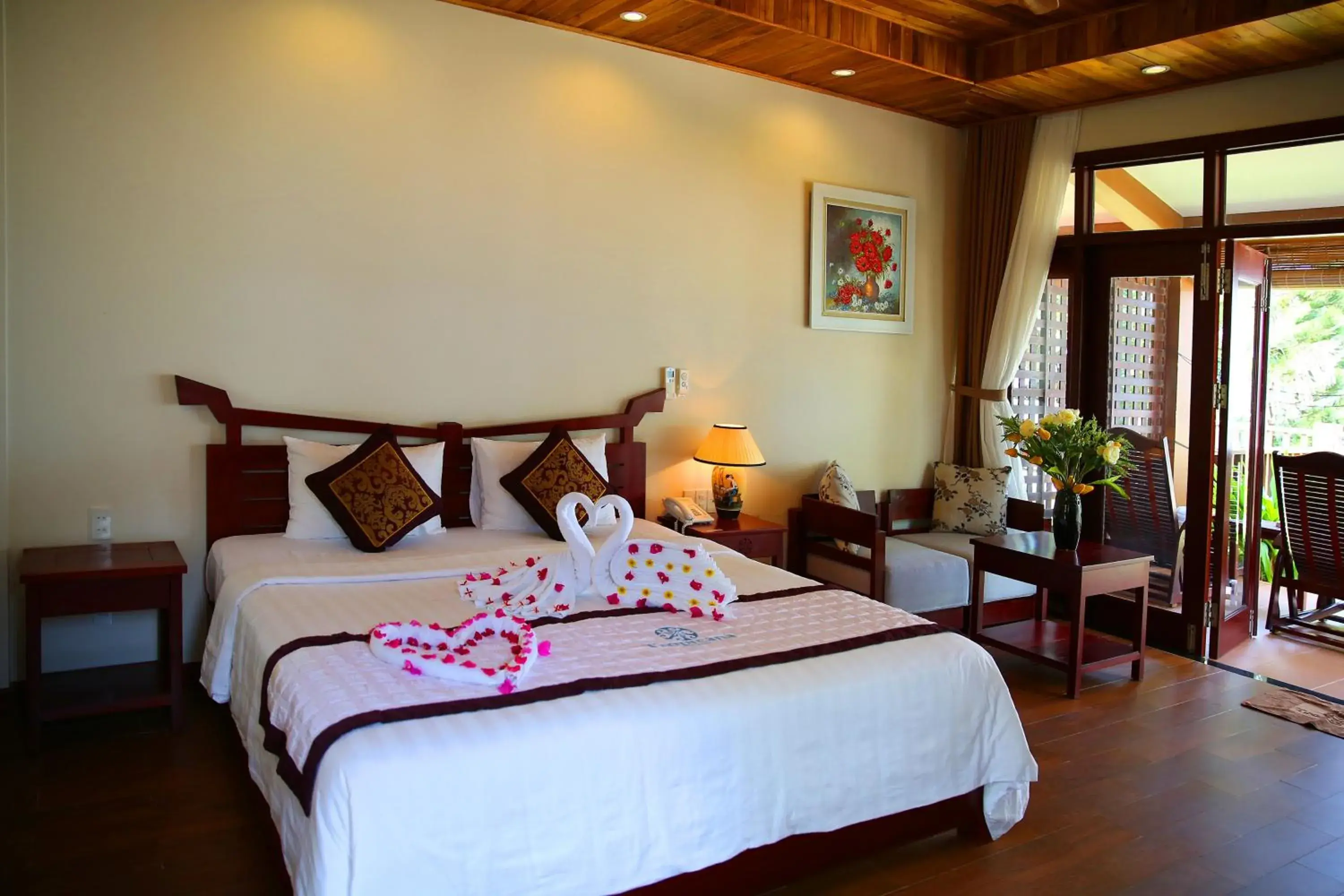 Bedroom, Bed in Tropicana Resort Phu Quoc