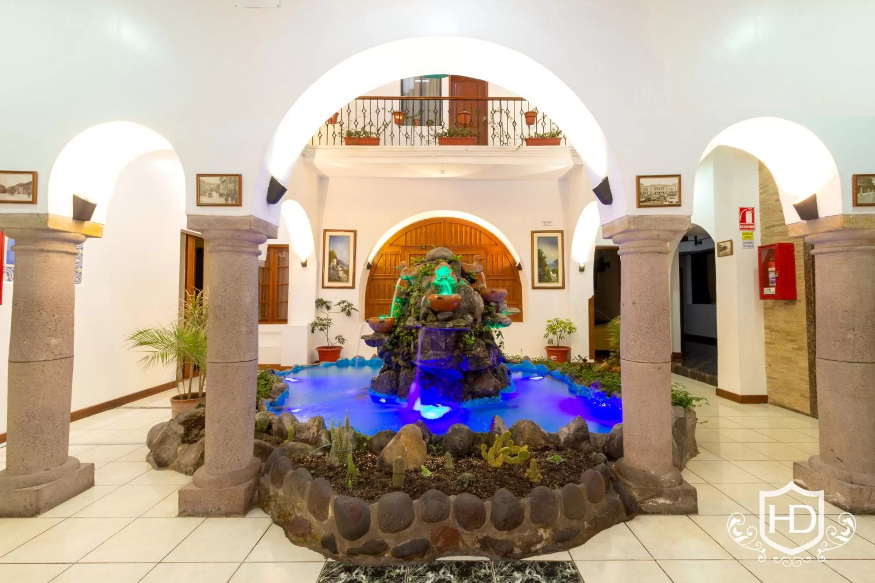 Lobby or reception in Hotel David