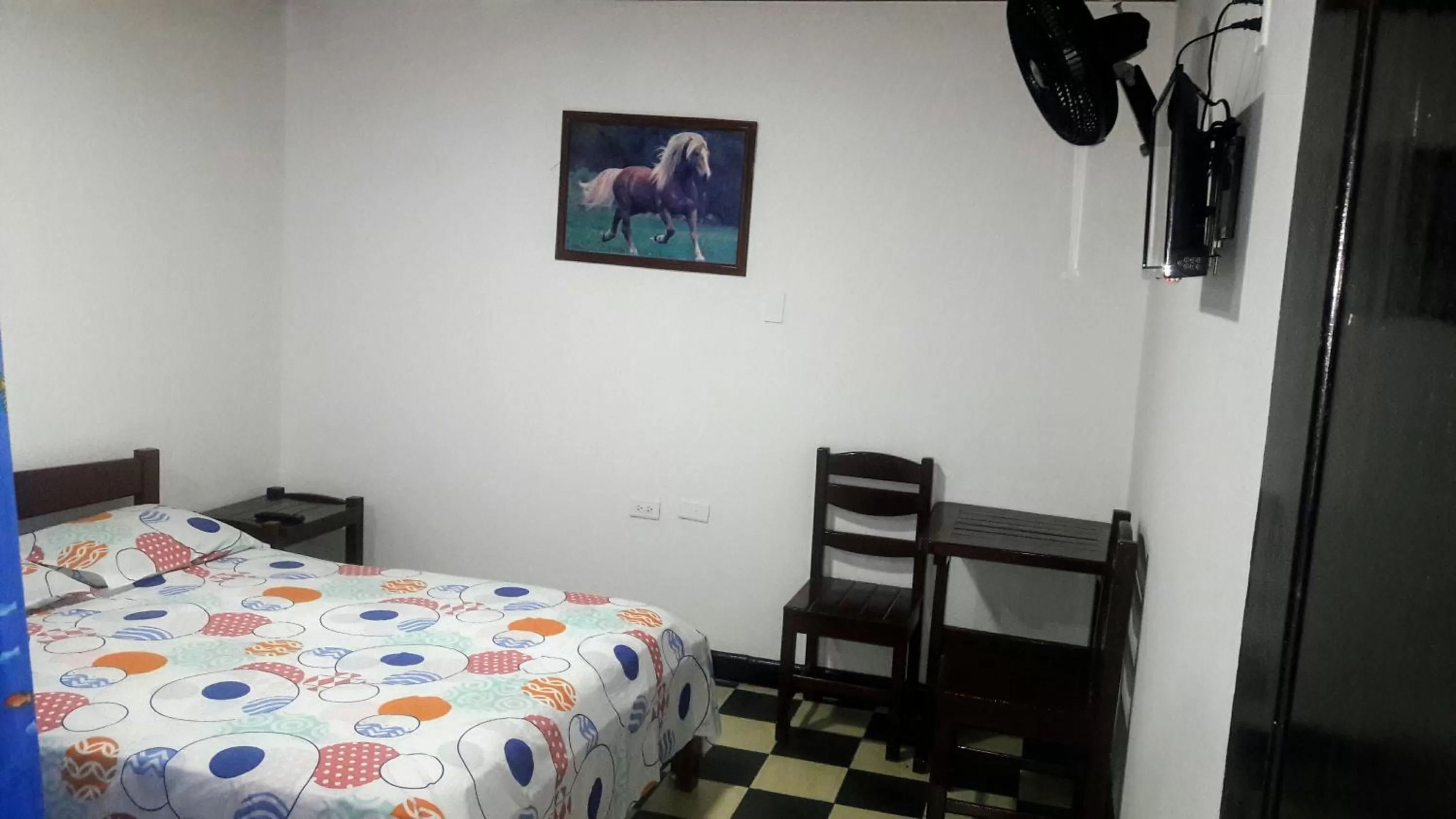 Bed in Hospedaje Santa Bárbara