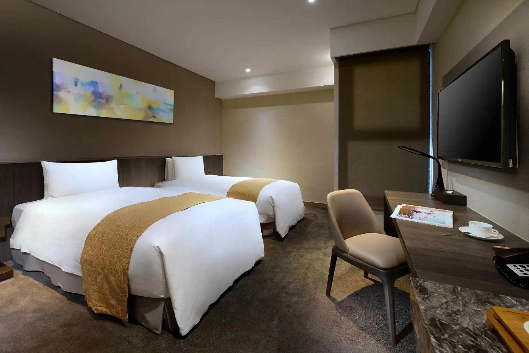 Bed in Park City Hotel - Hualien Vacation