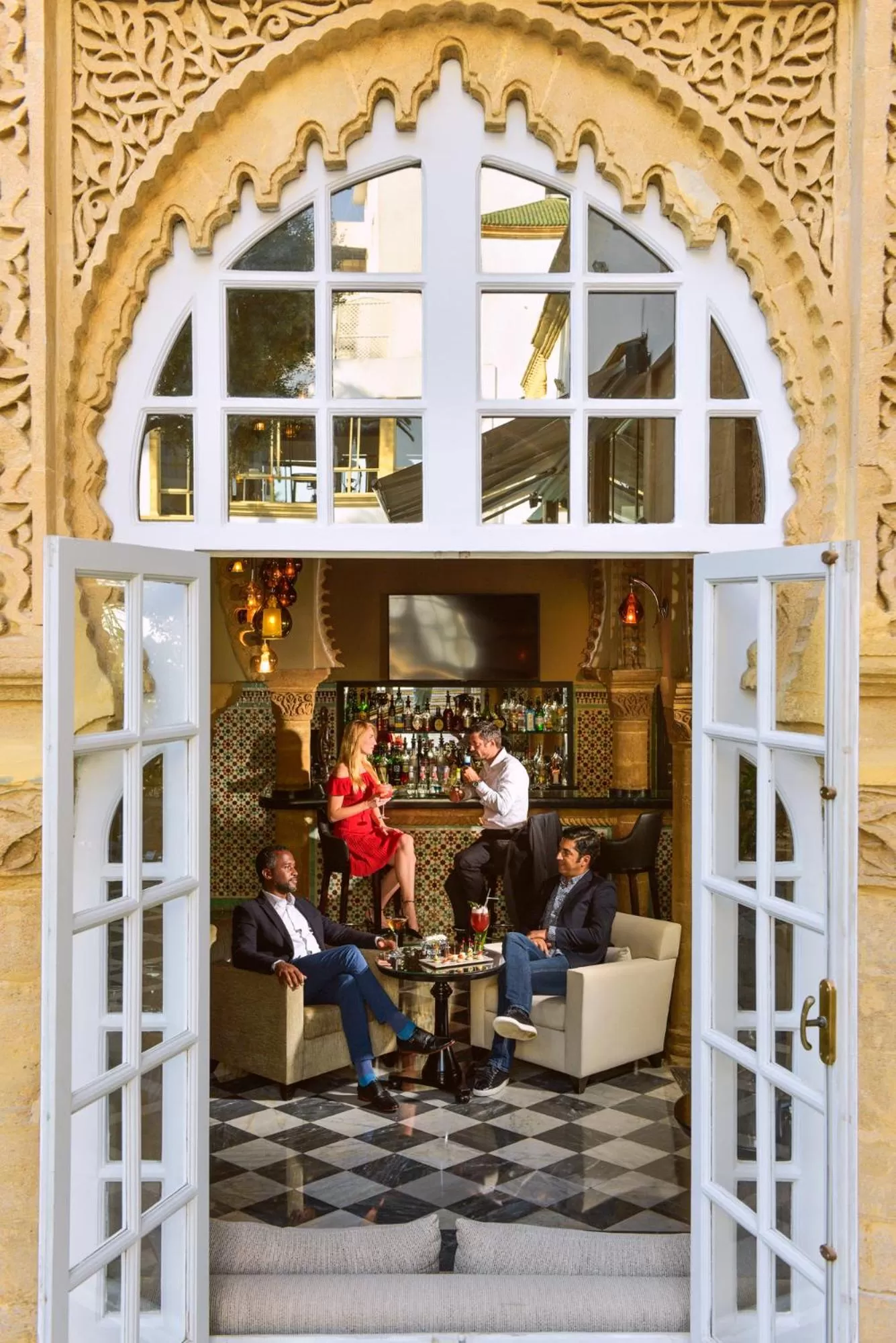 Patio in La Tour Hassan Palace
