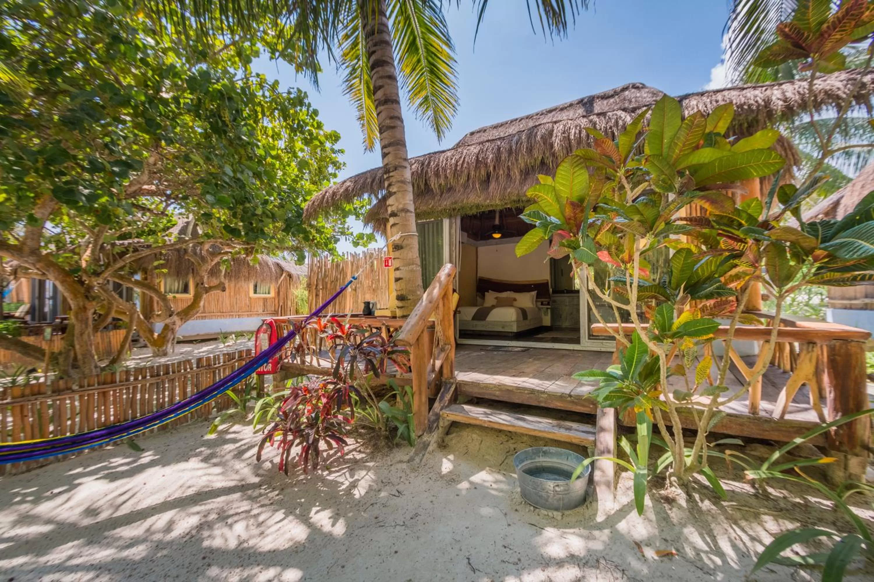 Garden in Villa Pescadores Tulum-Beachfront hotel by Ahau Collection