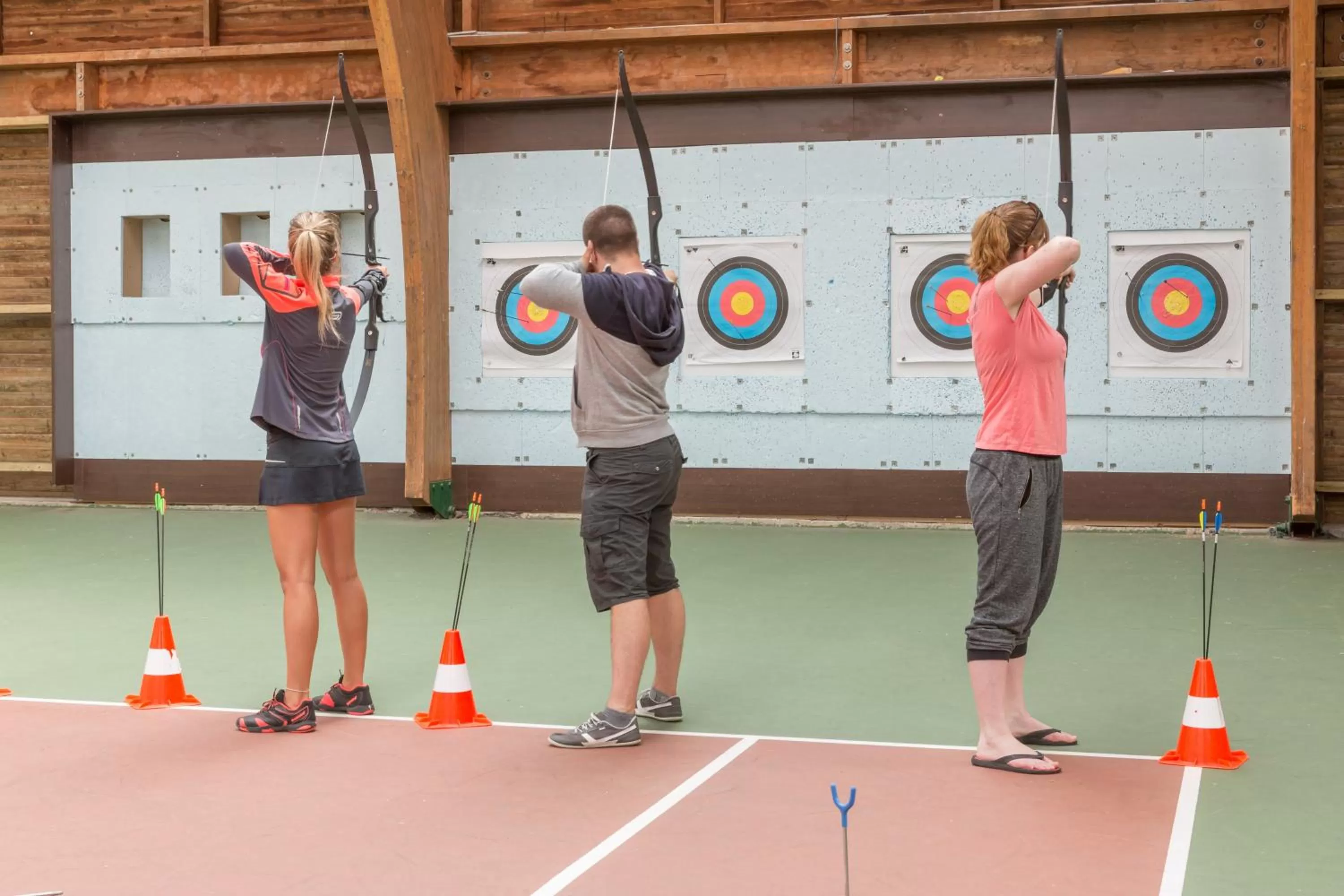People in Village Pierre & Vacances Normandy Garden