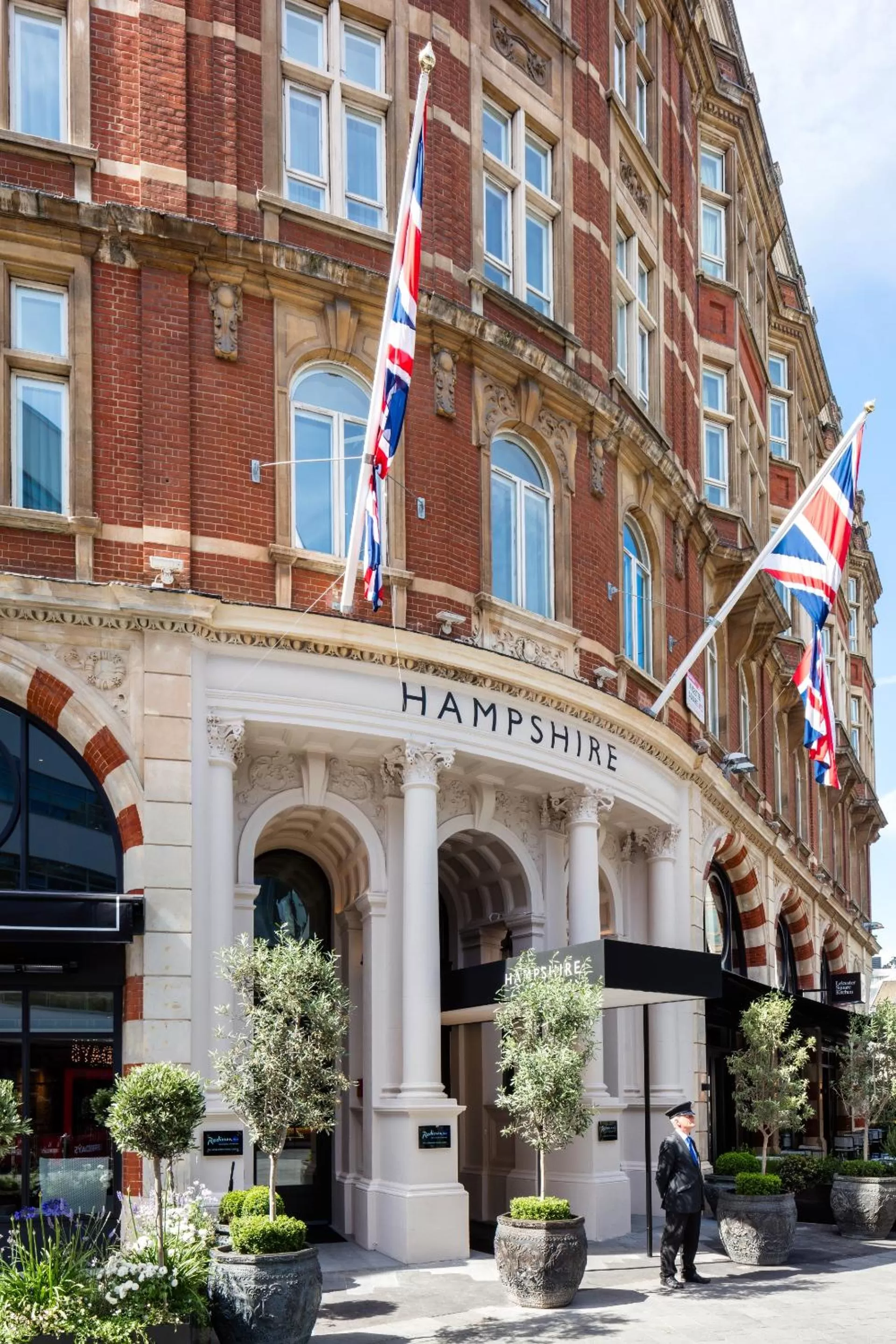 Facade/entrance in Radisson Blu Hotel, London Leicester Square