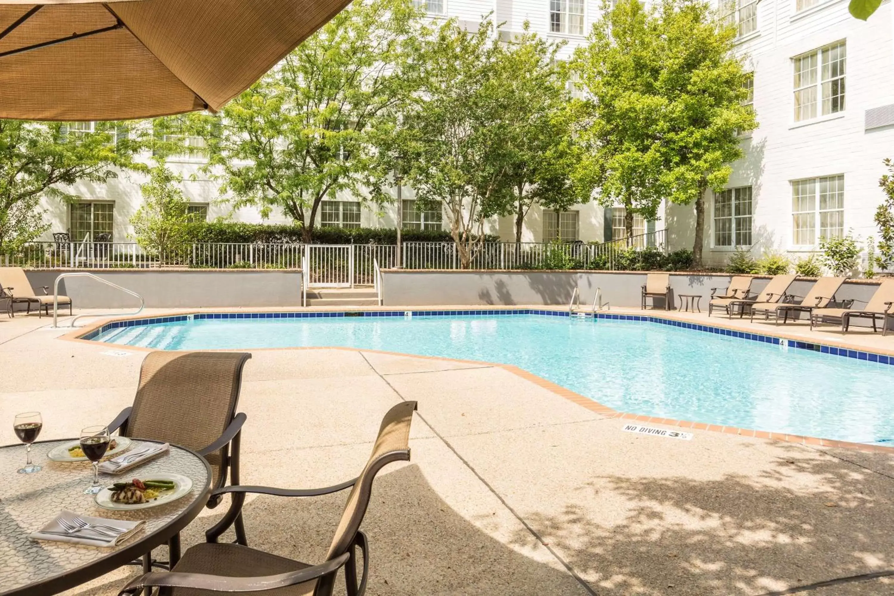 Pool view, Swimming Pool in DoubleTree by Hilton Raleigh Durham Airport at Research Triangle Park