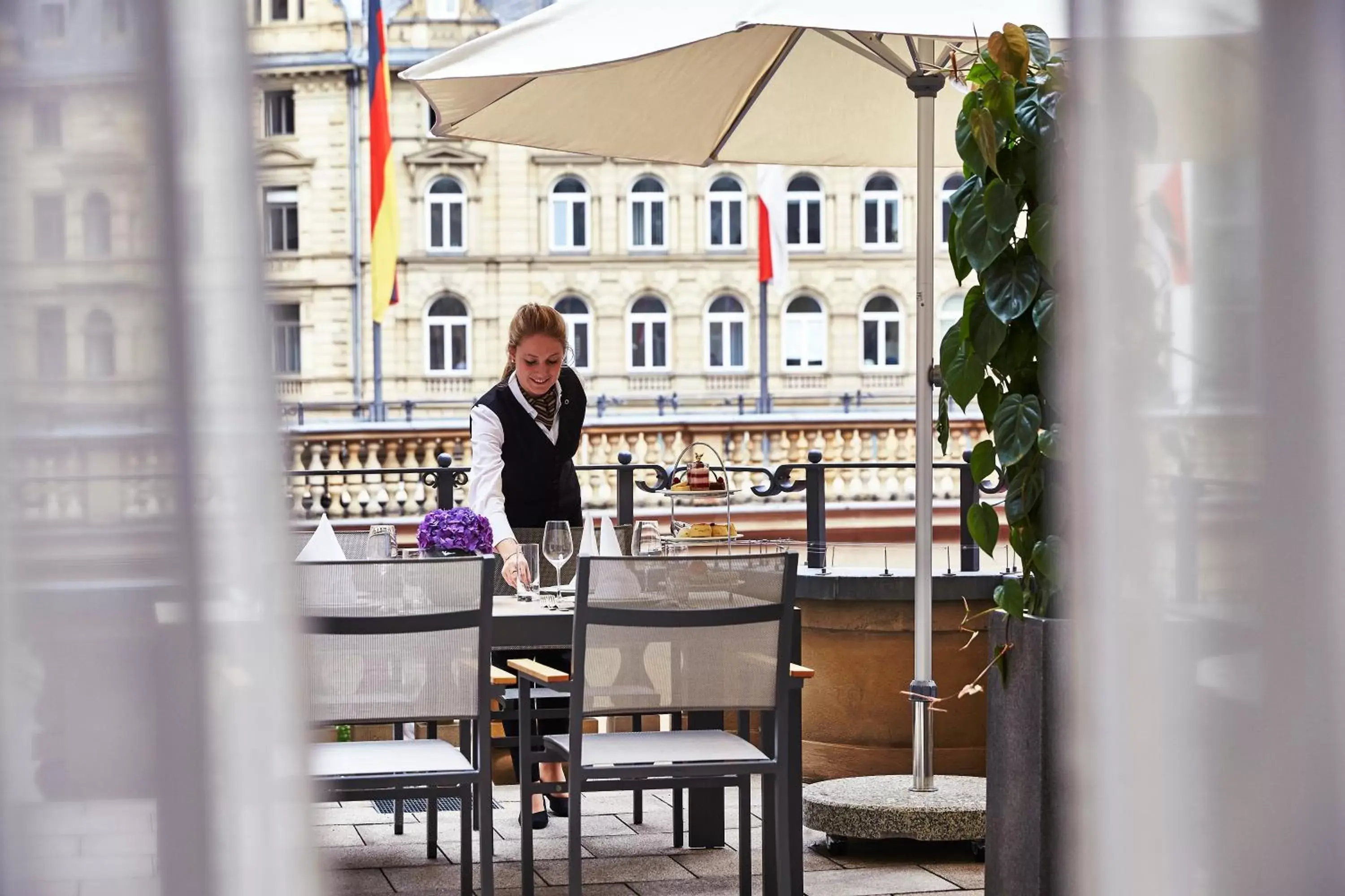 Balcony/Terrace in Steigenberger Icon Frankfurter Hof