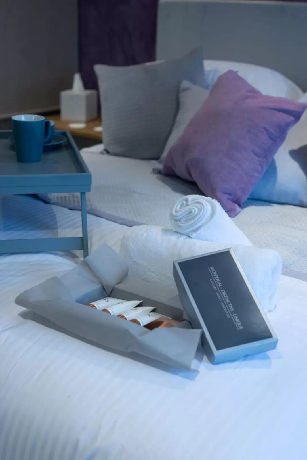 Bed in The Three Crowns B&B