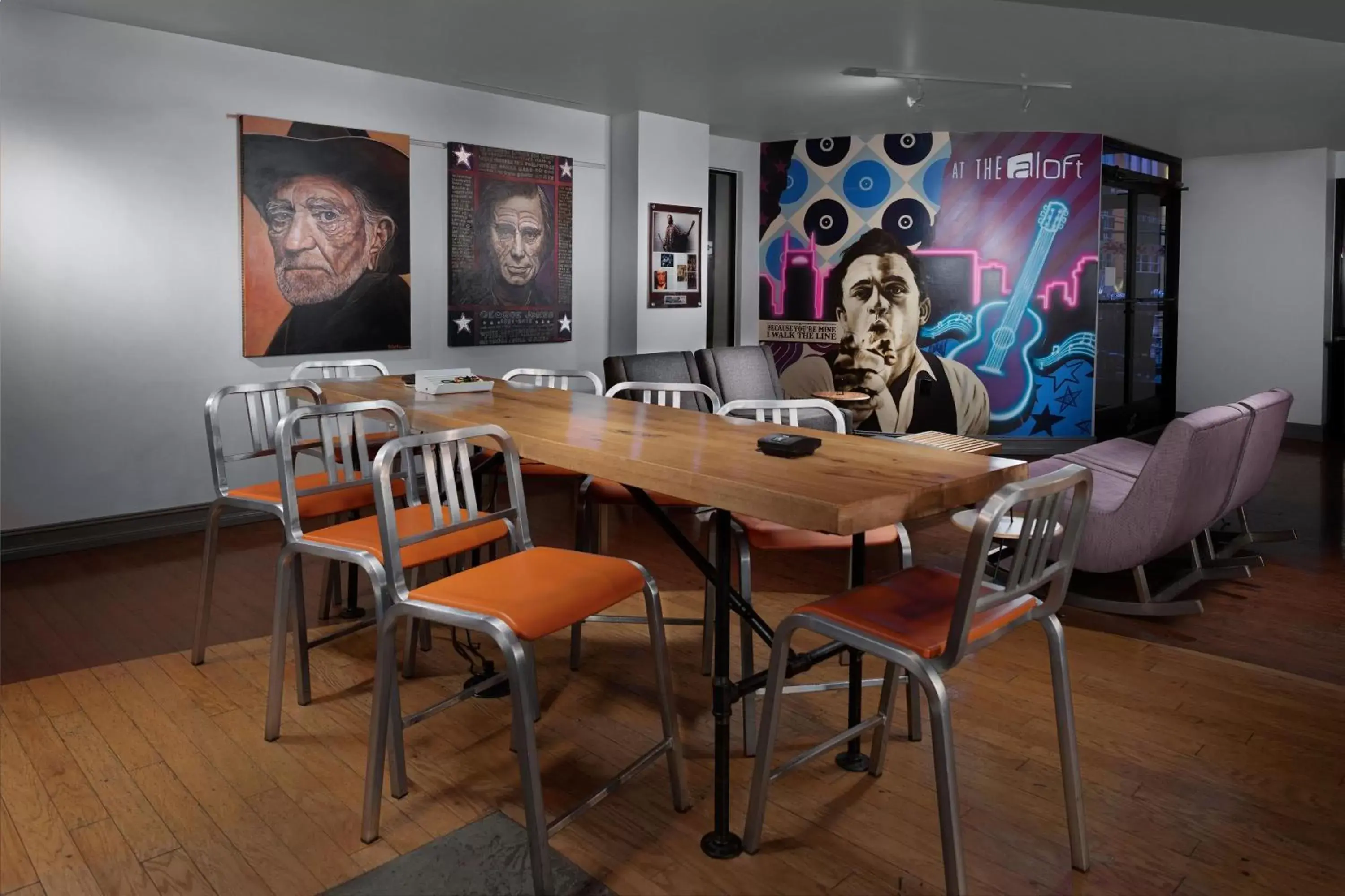 Lounge or bar, Restaurant/Places to Eat in Aloft Nashville West End