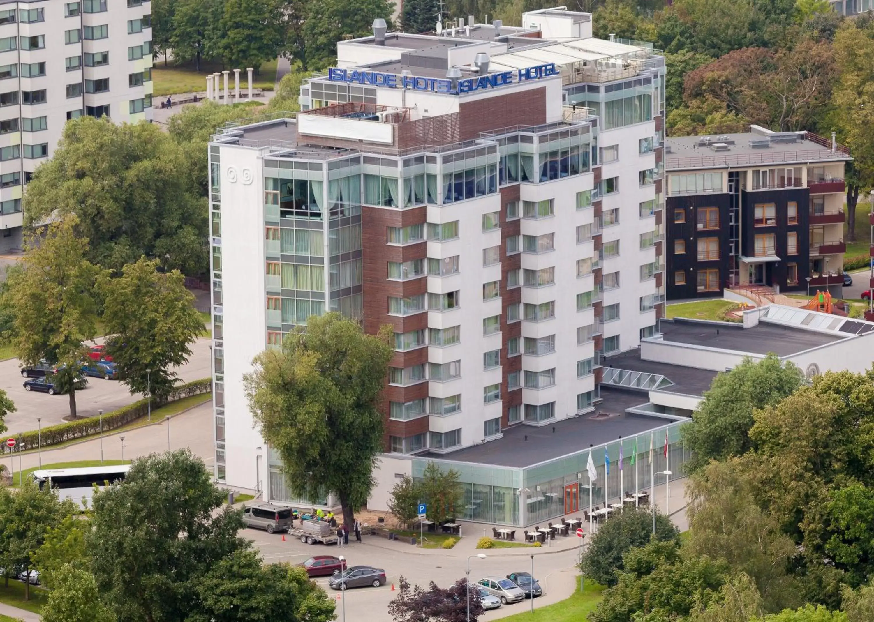 Property building, Bird's-eye View in Riga Islande Hotel with FREE Parking