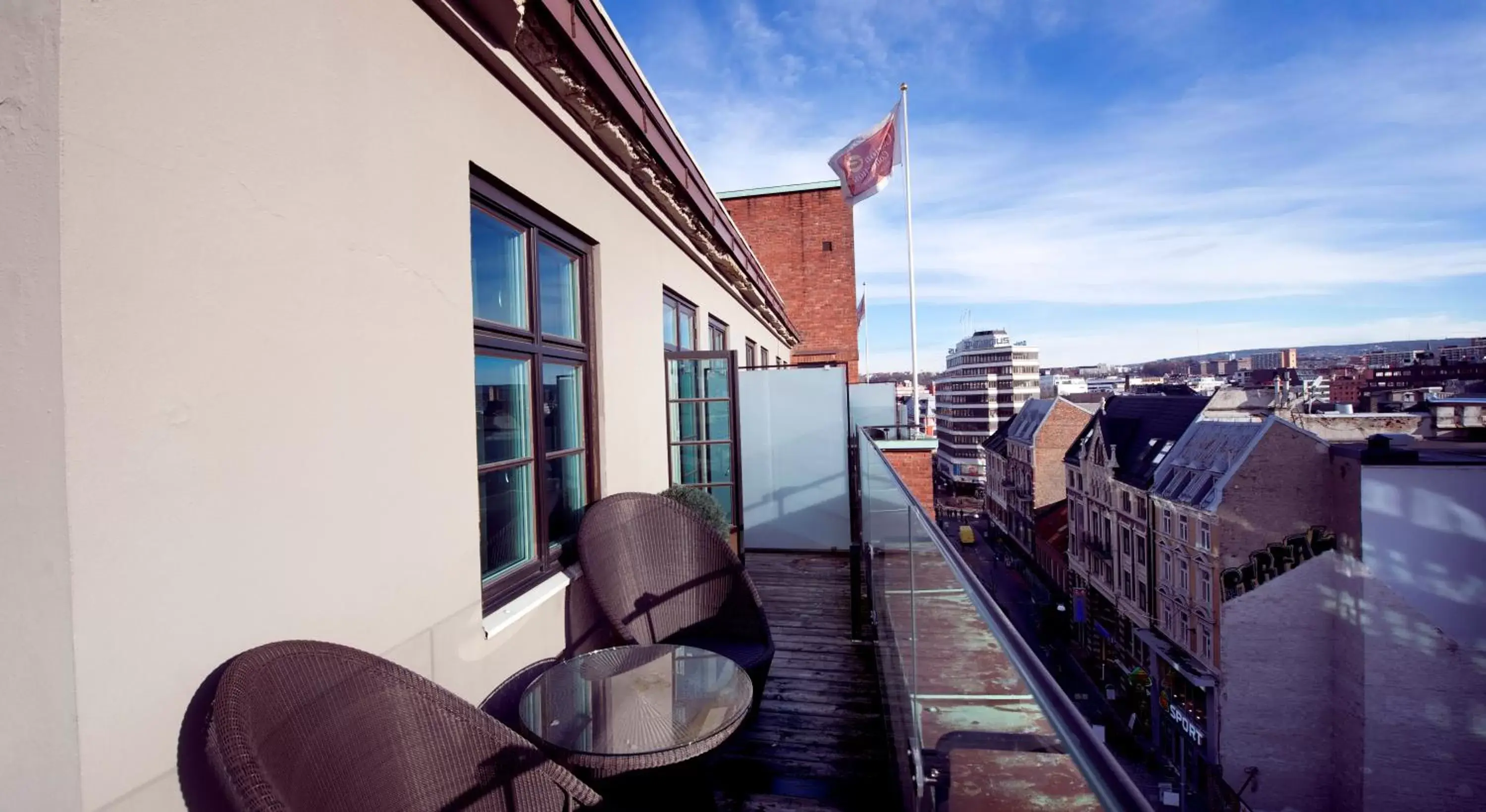 Balcony/Terrace in Clarion Collection Hotel Folketeateret