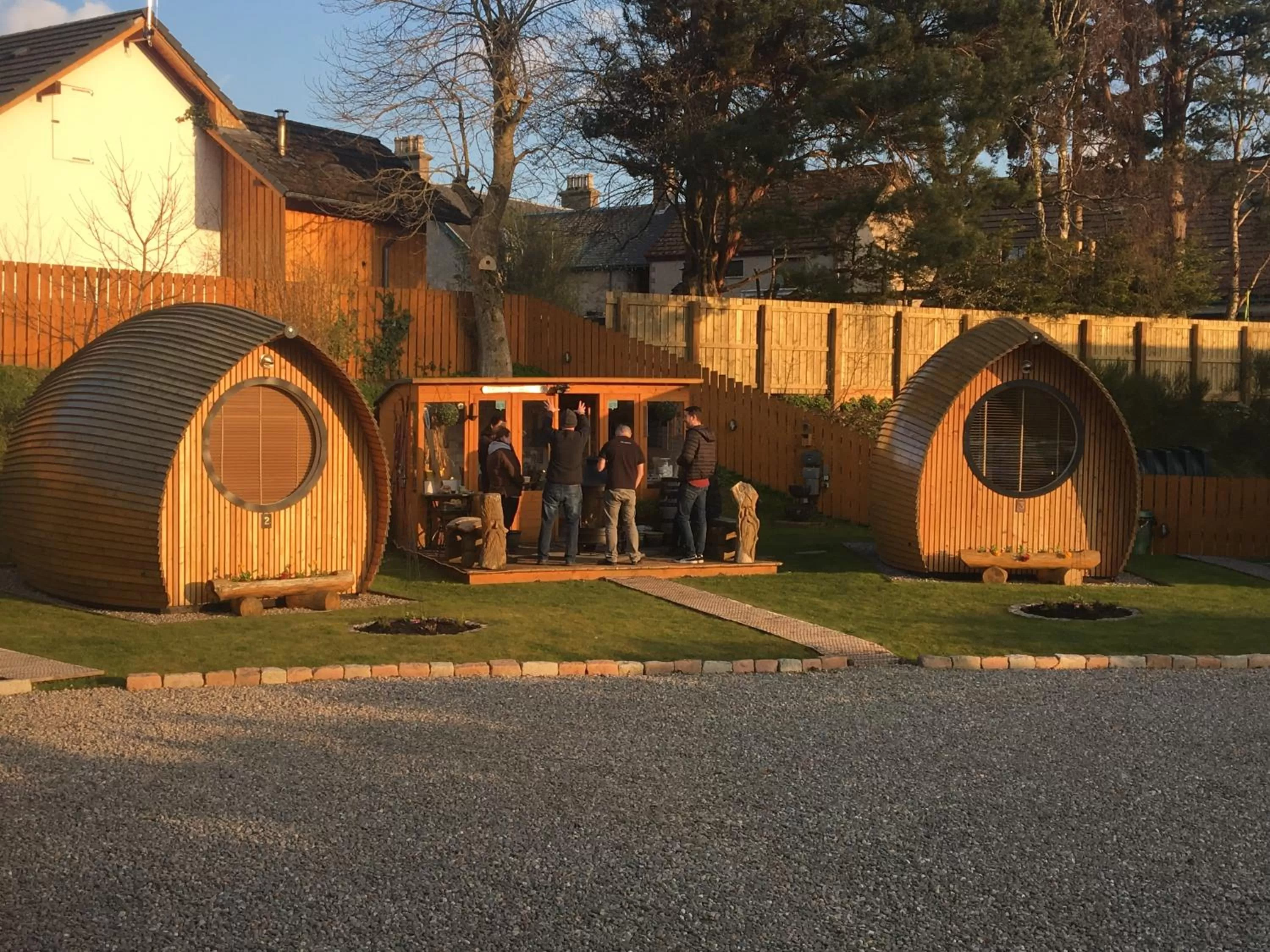 Patio in Eriskay B&B and Aviemore Glamping