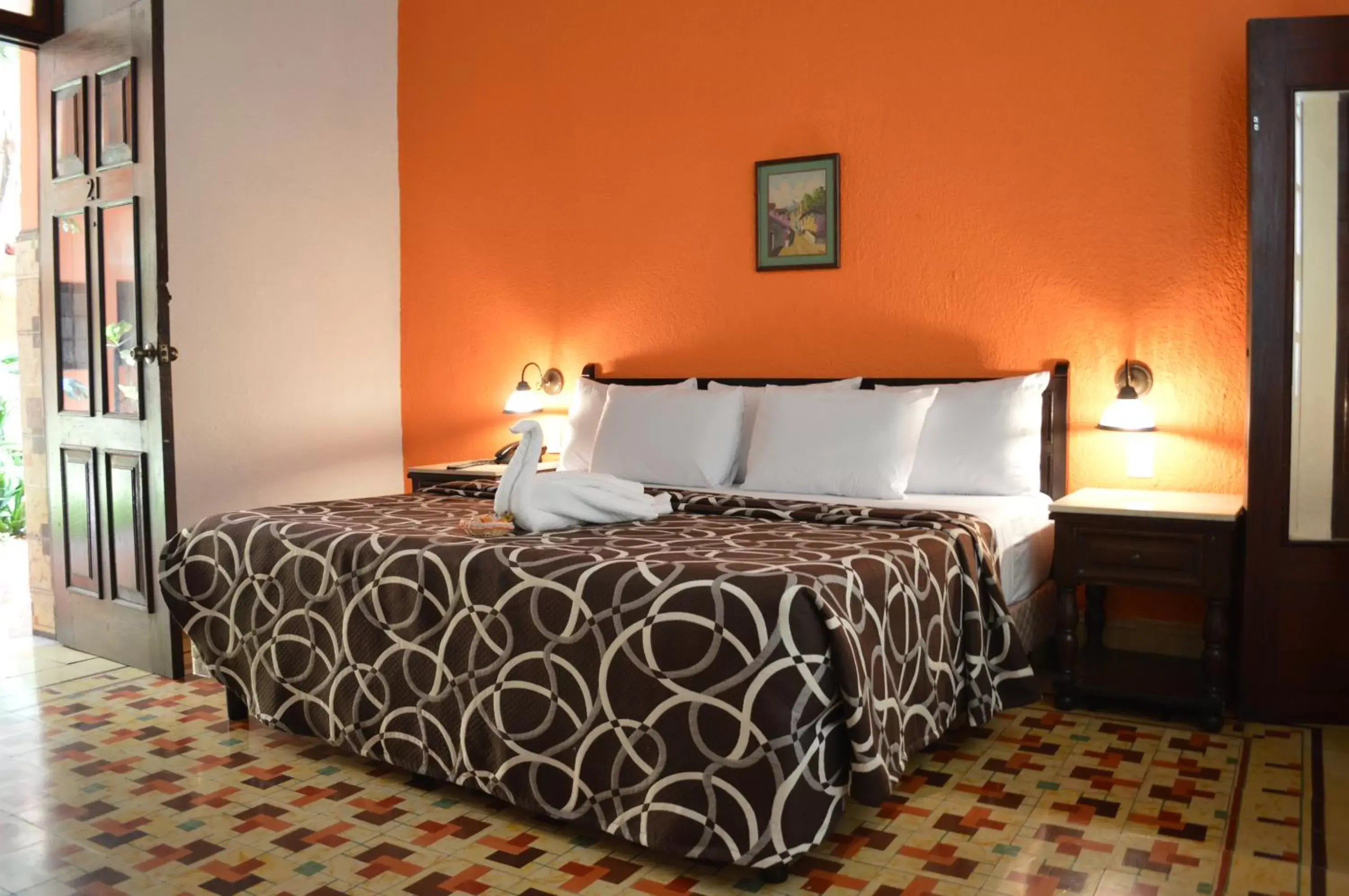 Photo of the whole room, Bed in Hotel Colon Merida