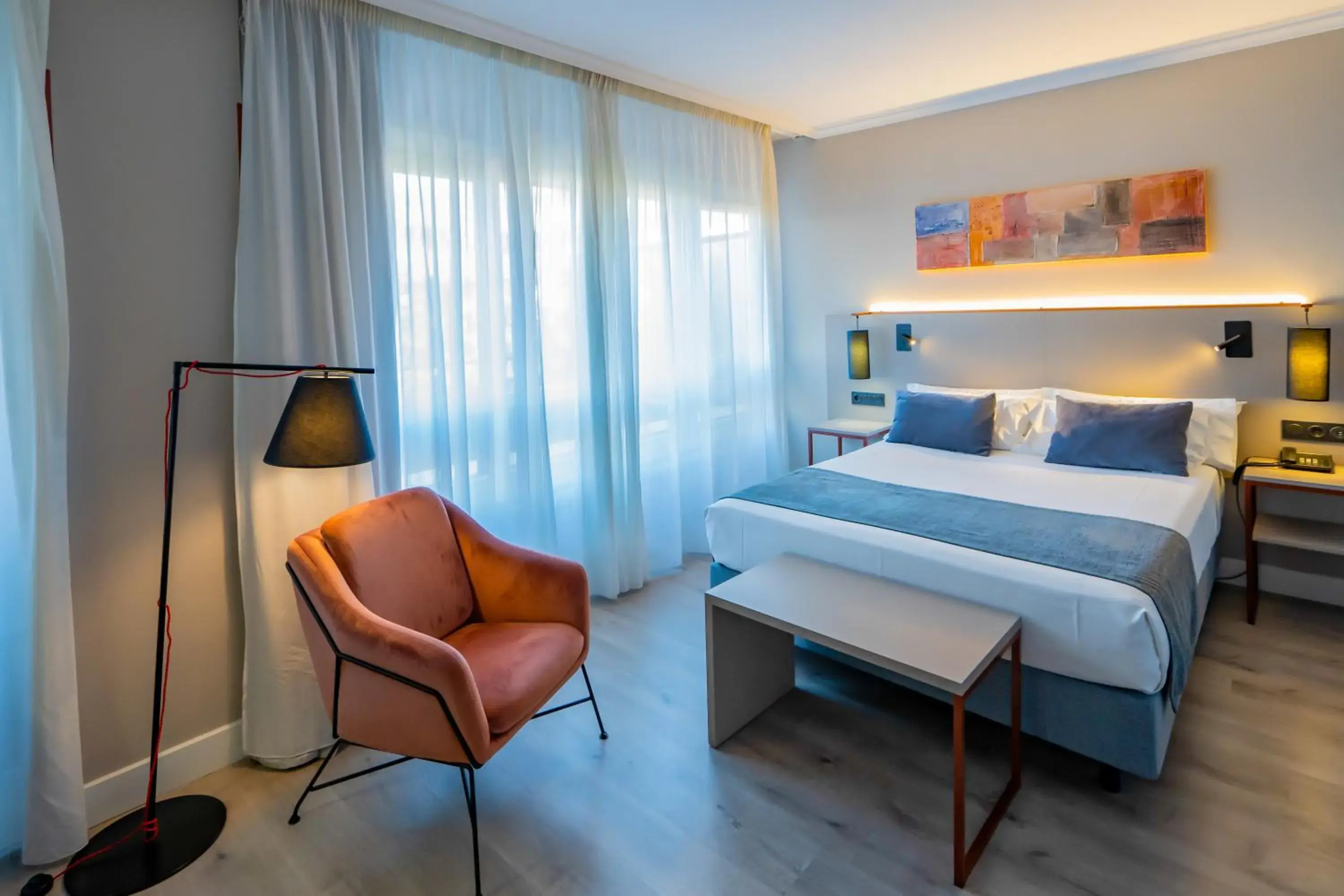 Bed in Hotel Castilla Vieja