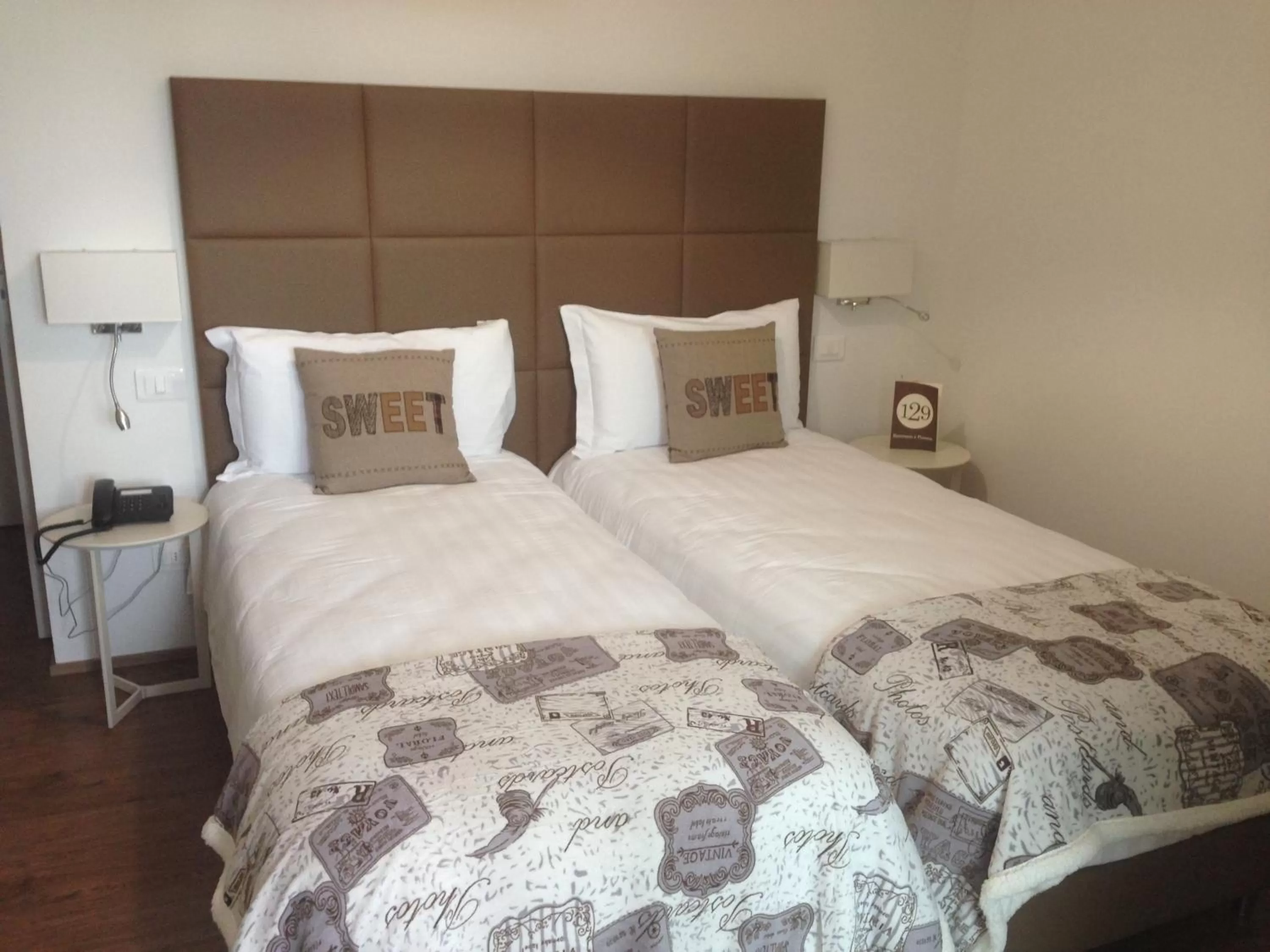 Bed in Hotel Piero Della Francesca