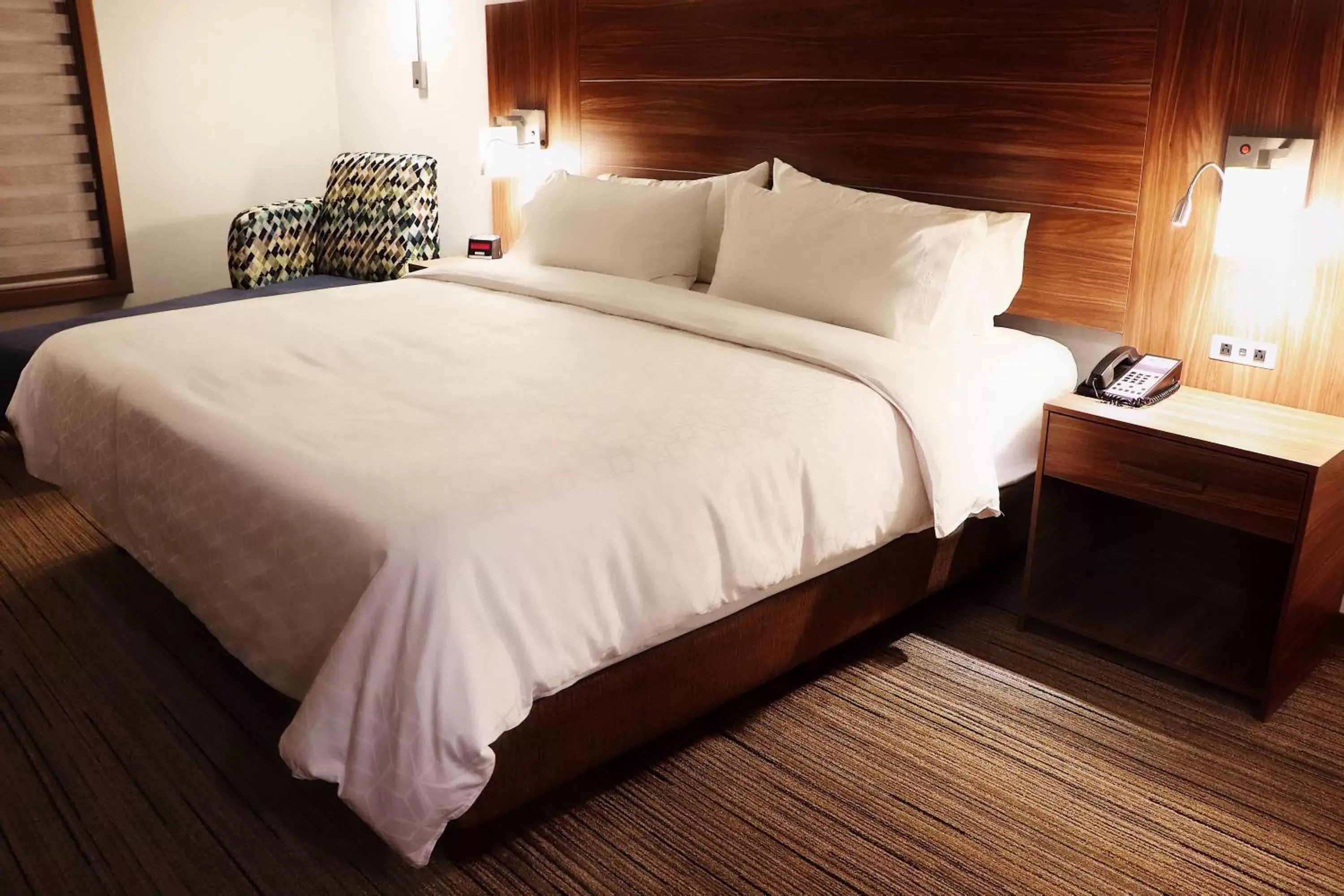 Bed in Holiday Inn Express Guaymas, an IHG Hotel