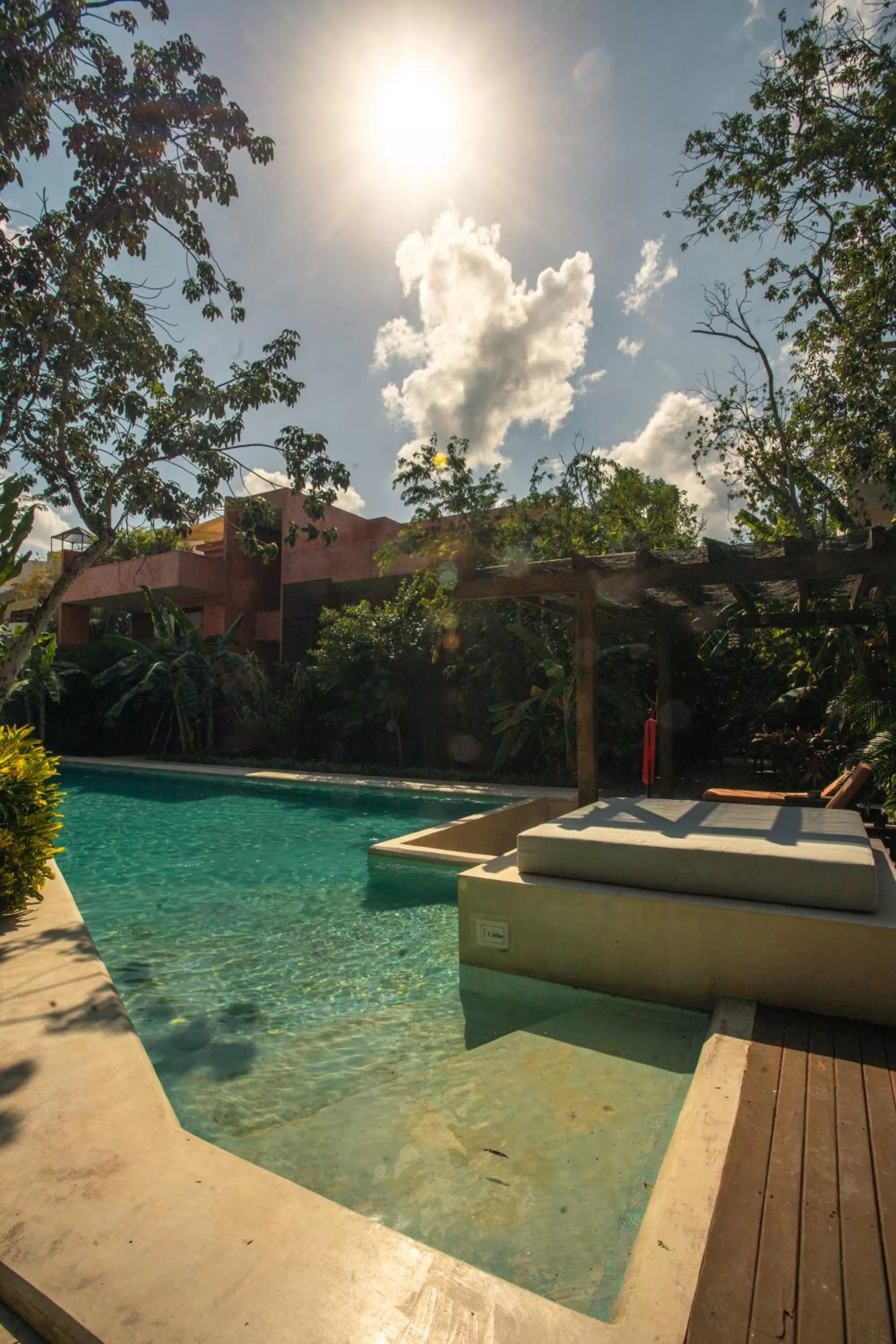 Swimming pool in Panacea Condo Tulum