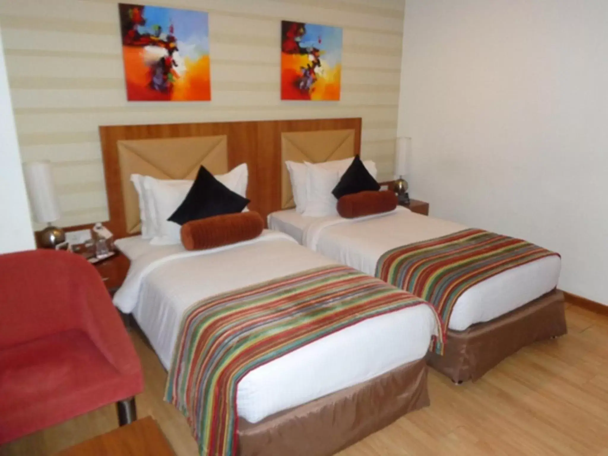 Photo of the whole room, Bed in Ramada Ahmedabad