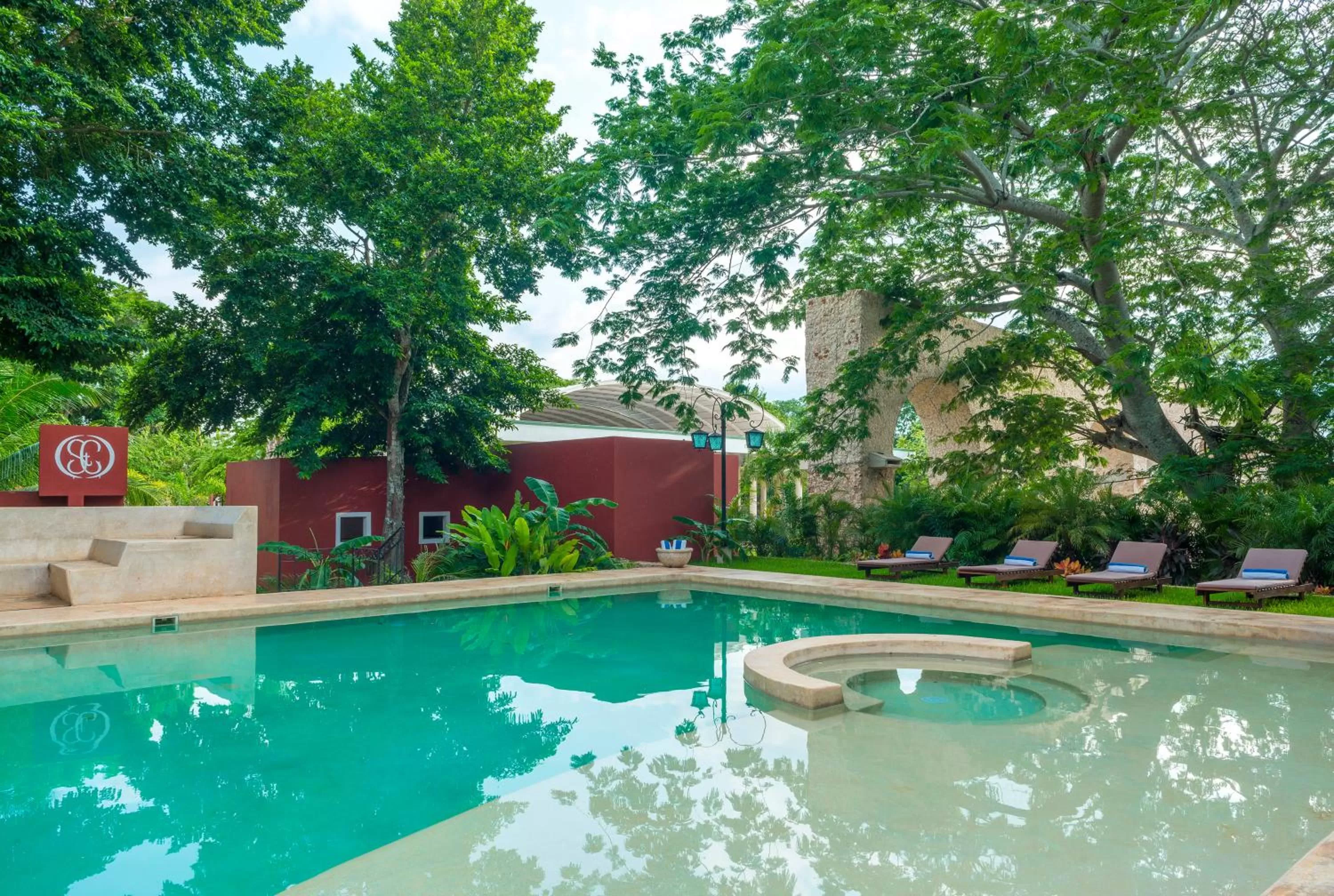 Swimming pool in Hacienda Santa Cruz Merida