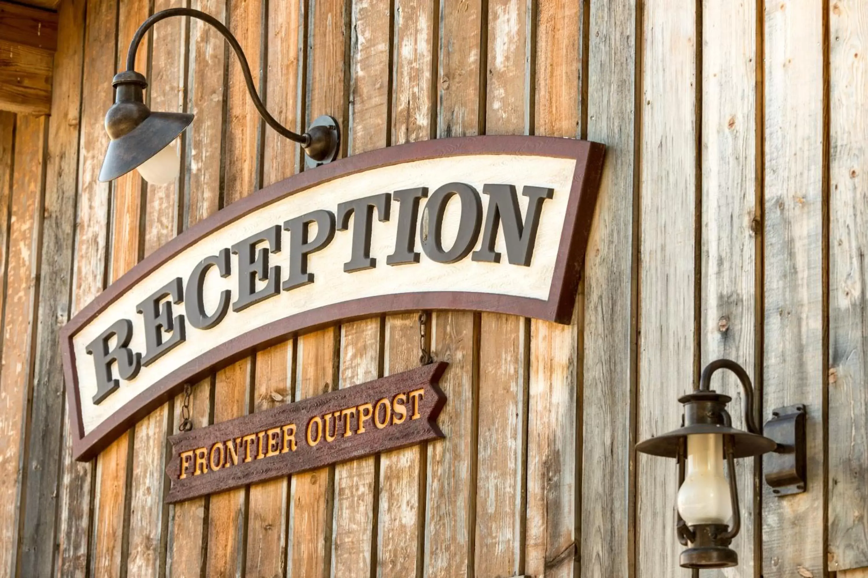 Facade/entrance in Disney Davy Crockett Ranch Facade/entrance in Disney Davy Crockett Ranch