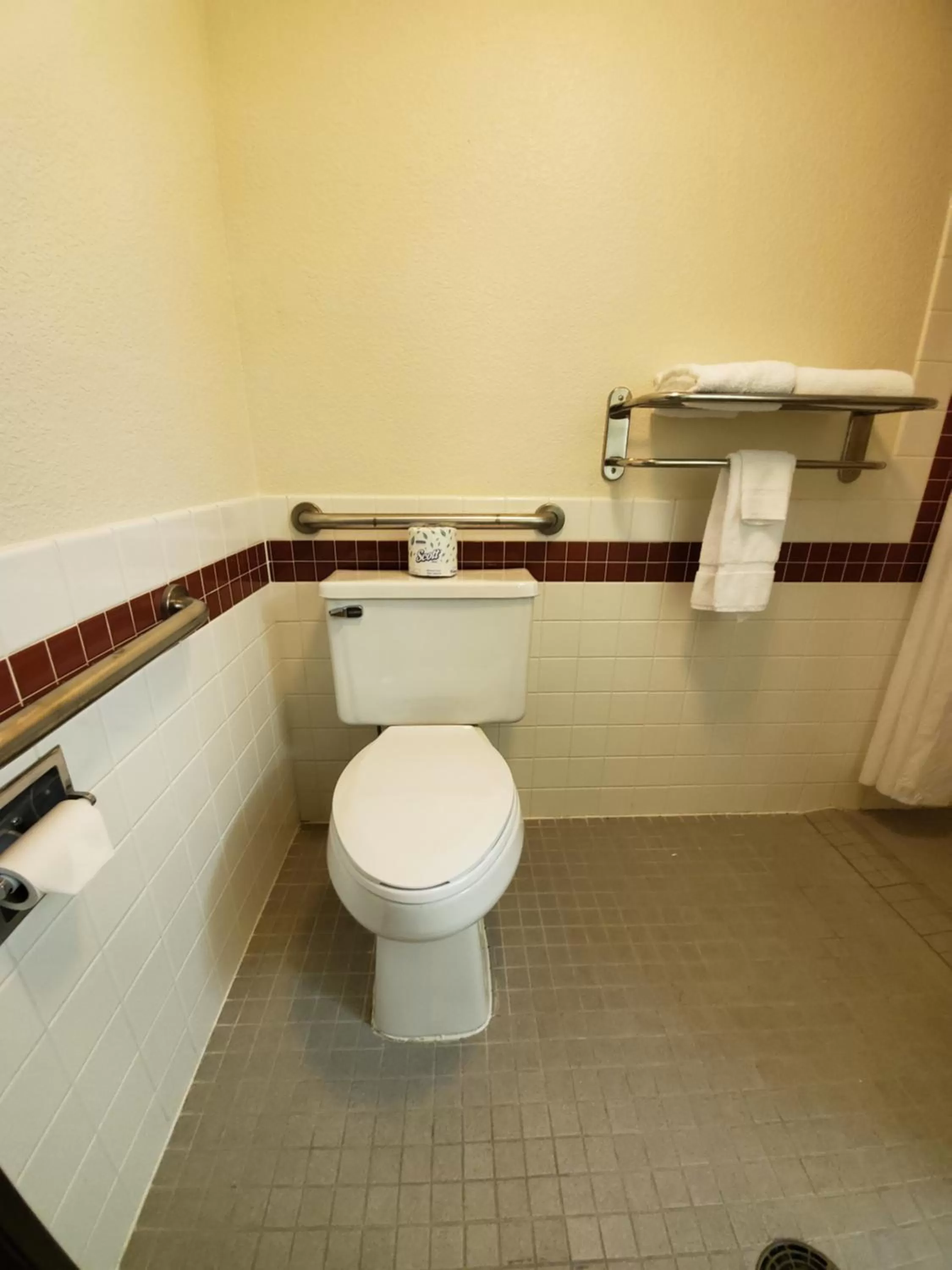 Toilet in Boarders Inn and Suites by Cobblestone Hotels - Ripon