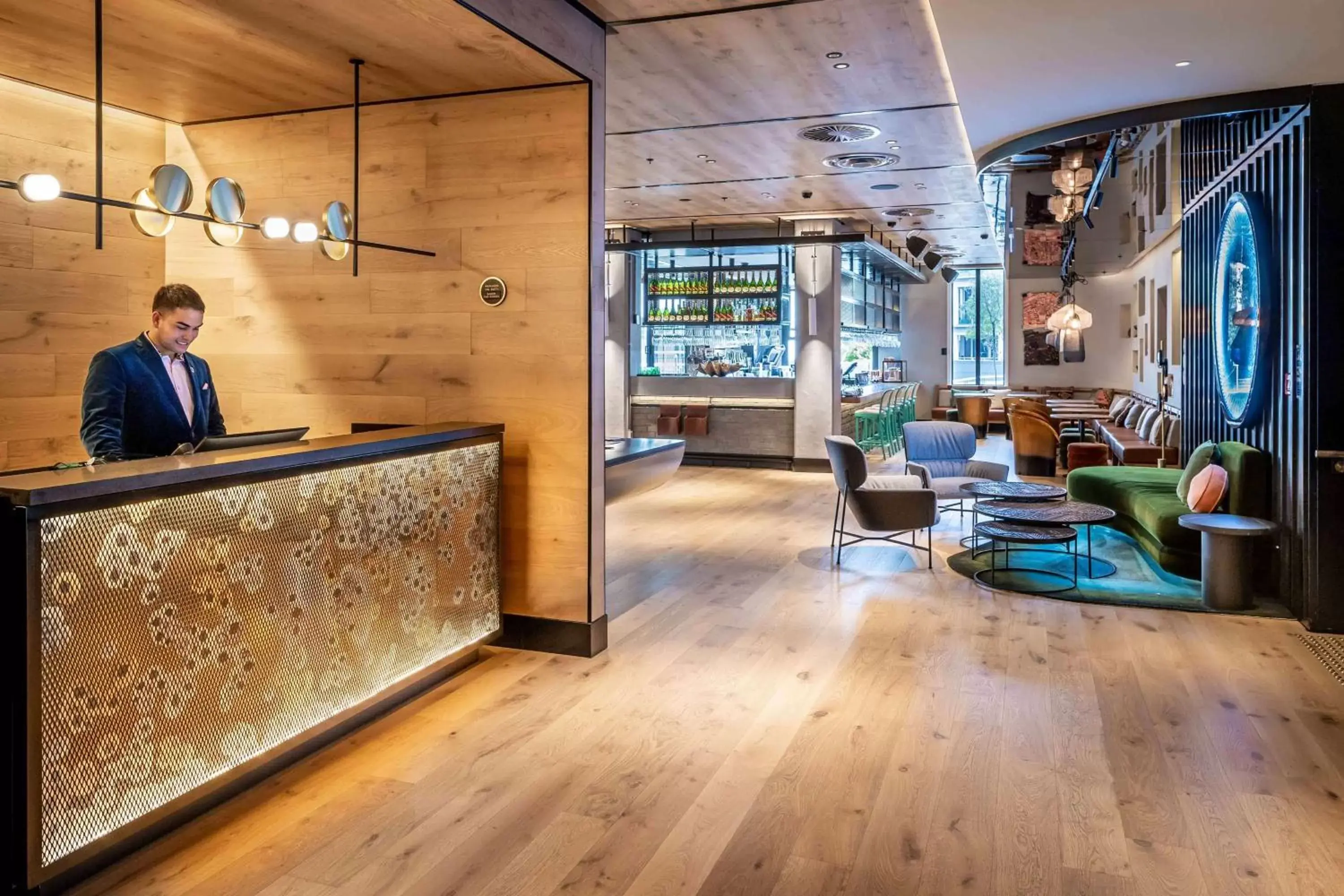 Lobby or reception in QT Auckland Lobby or reception in QT Auckland