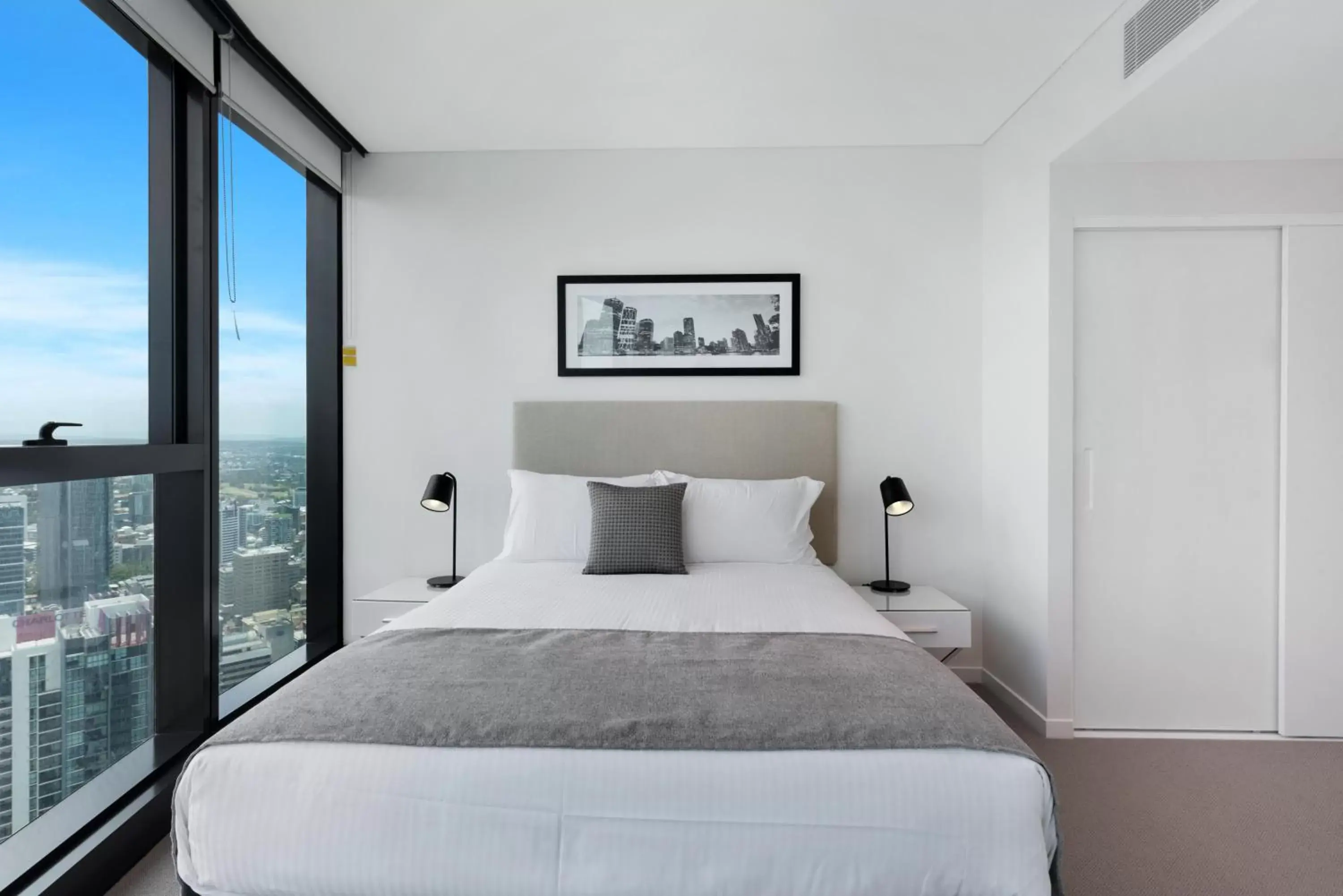 Bedroom, Bed in Brisbane Skytower by CLLIX