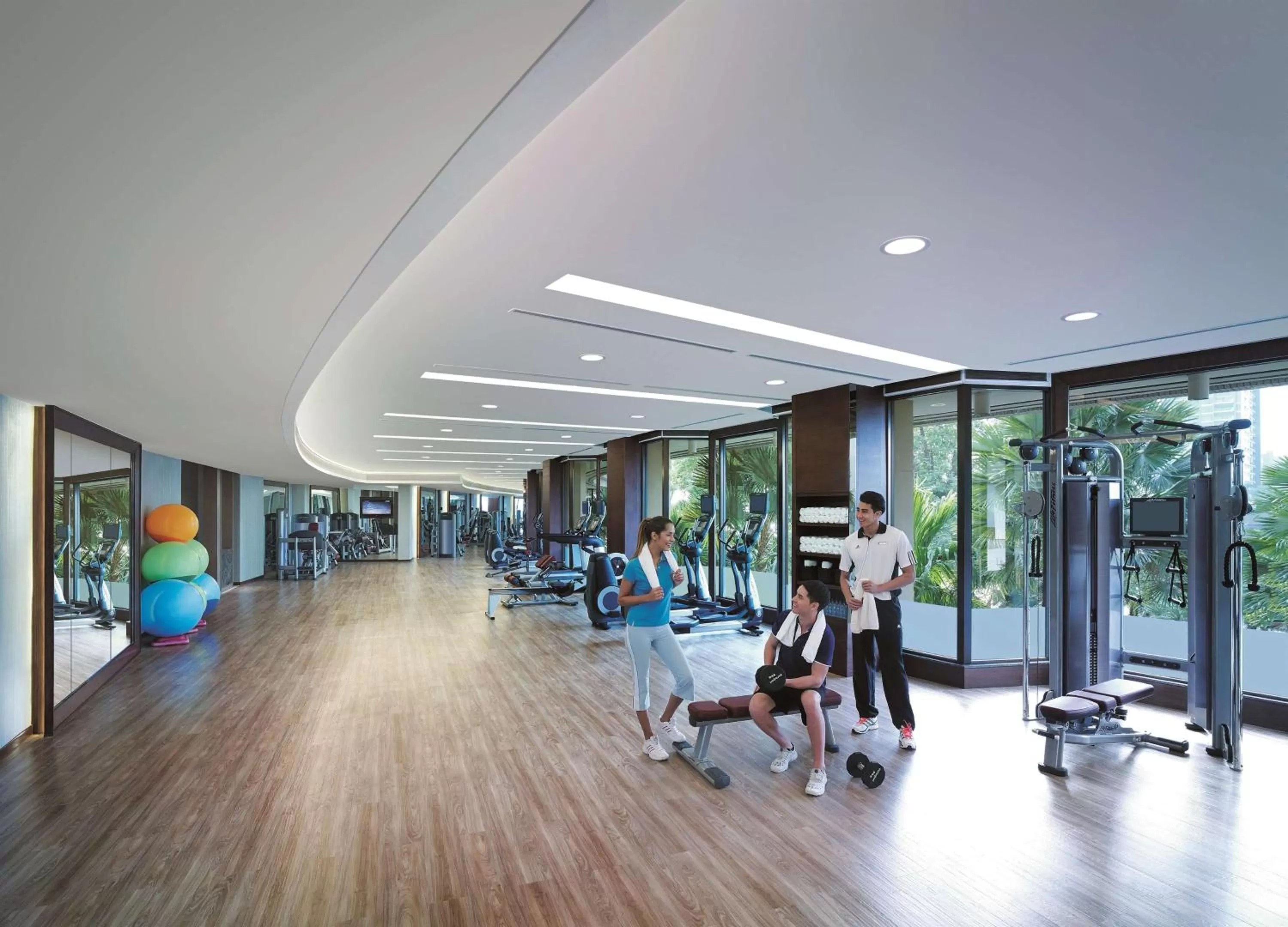 Fitness centre/facilities in Shangri-La Bangkok