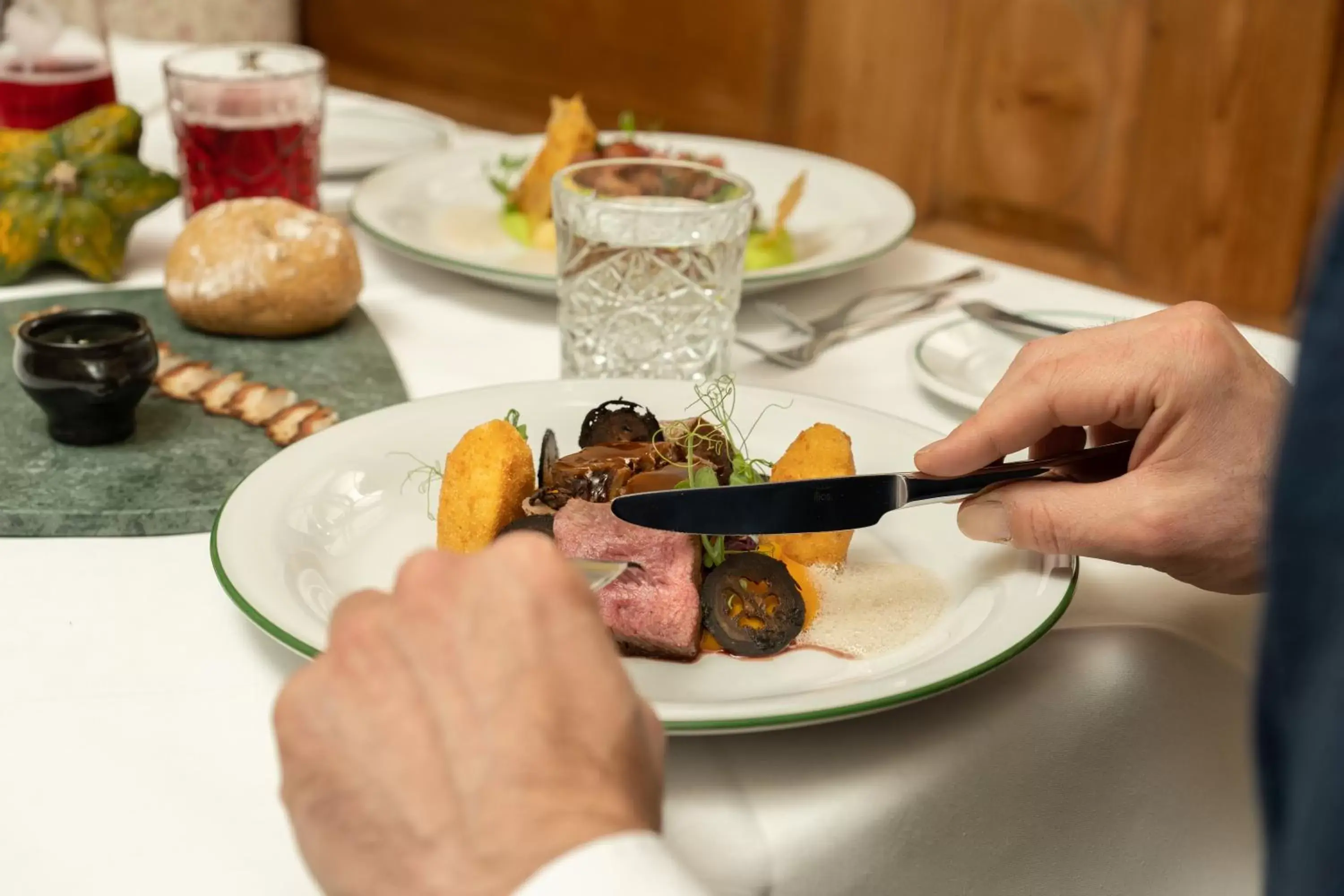 Food close-up in Schlosswirt zu Anif - Hotel und Restaurant