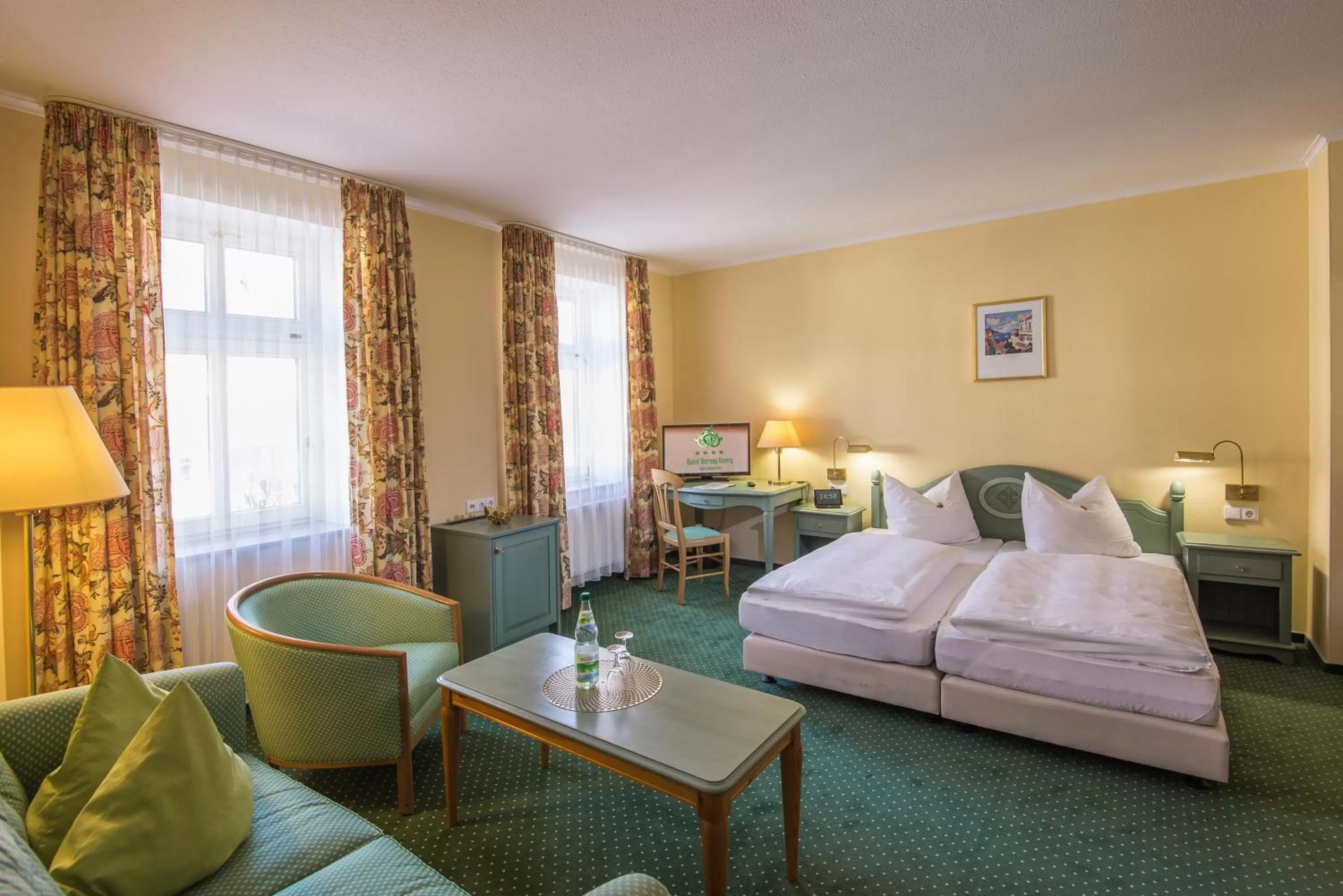 Photo of the whole room, Bed in Hotel Herzog Georg